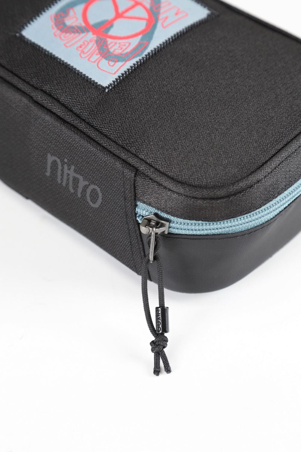 Nitro Mäppchen PENCIL CASE XL Peace Love Nitro schwarz