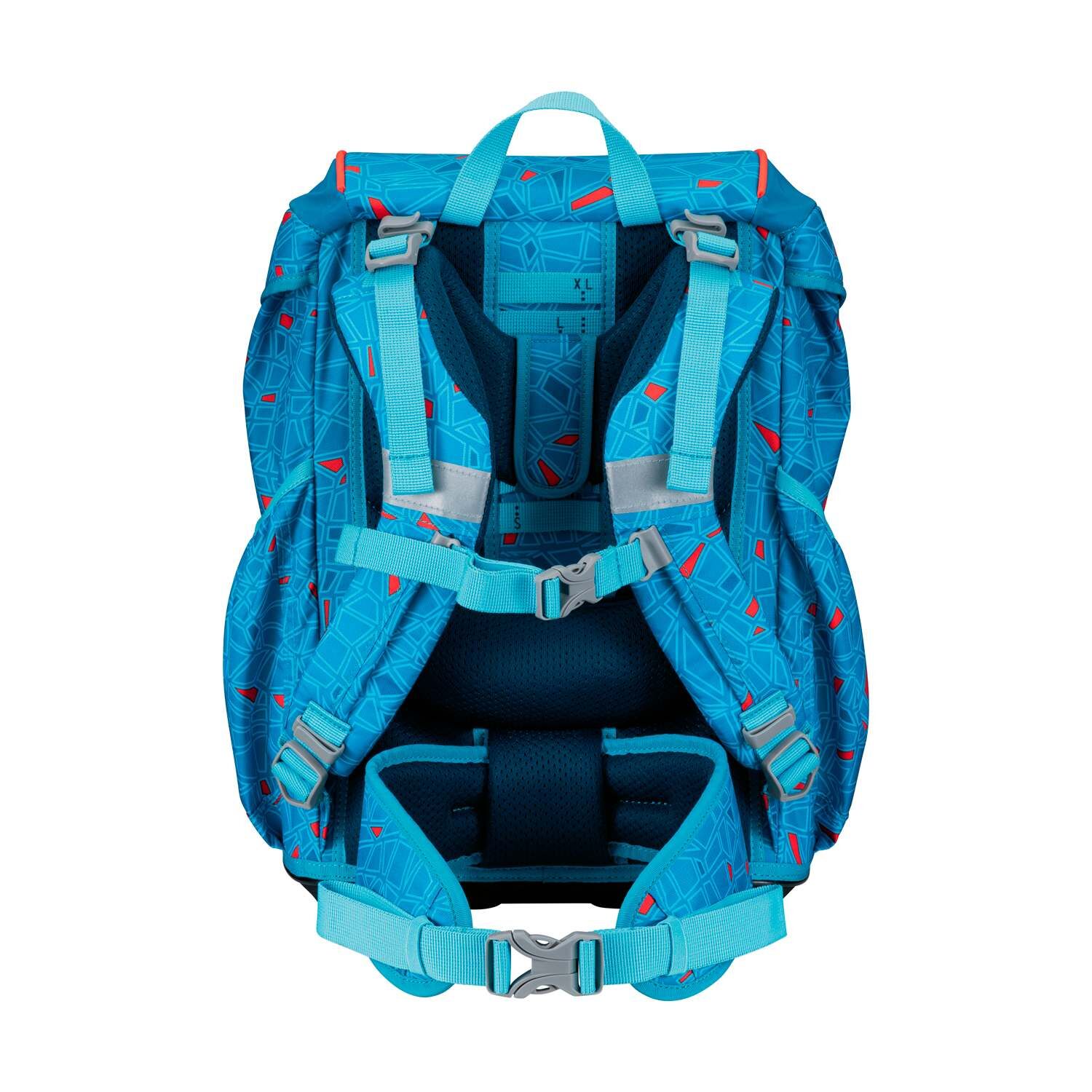 DerDieDas ErgoFlex Light Superflash Blue Ice Schulranzenset 5-teilig