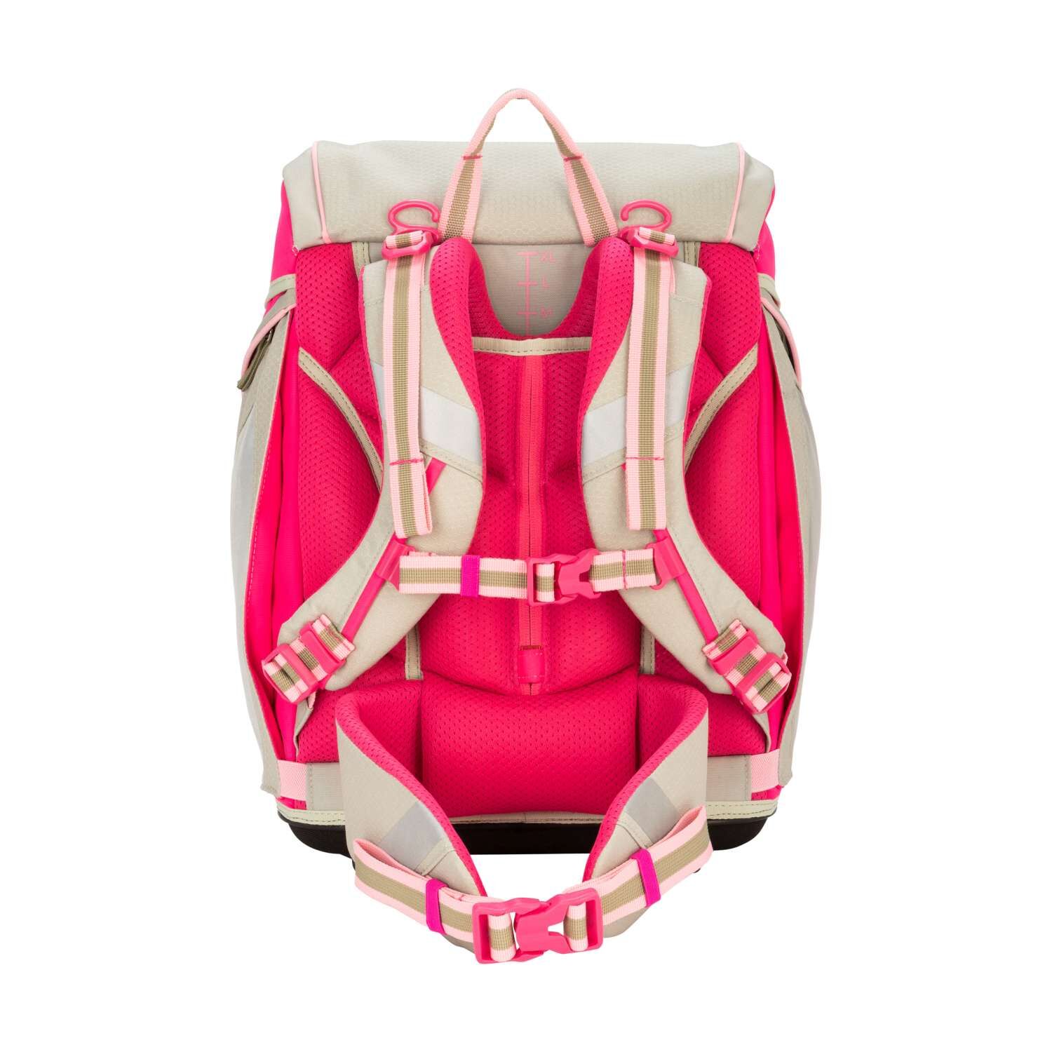 Scout Alpha DIN Pink Cherry Schulranzen-Set 4-teilig