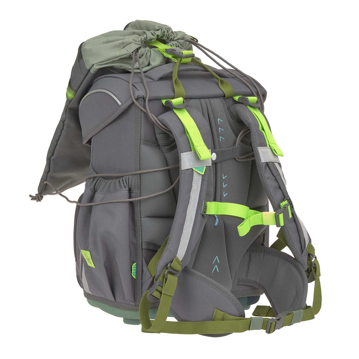 Lässig Schulranzen Set 7-teilig, Slim Unique anthracite