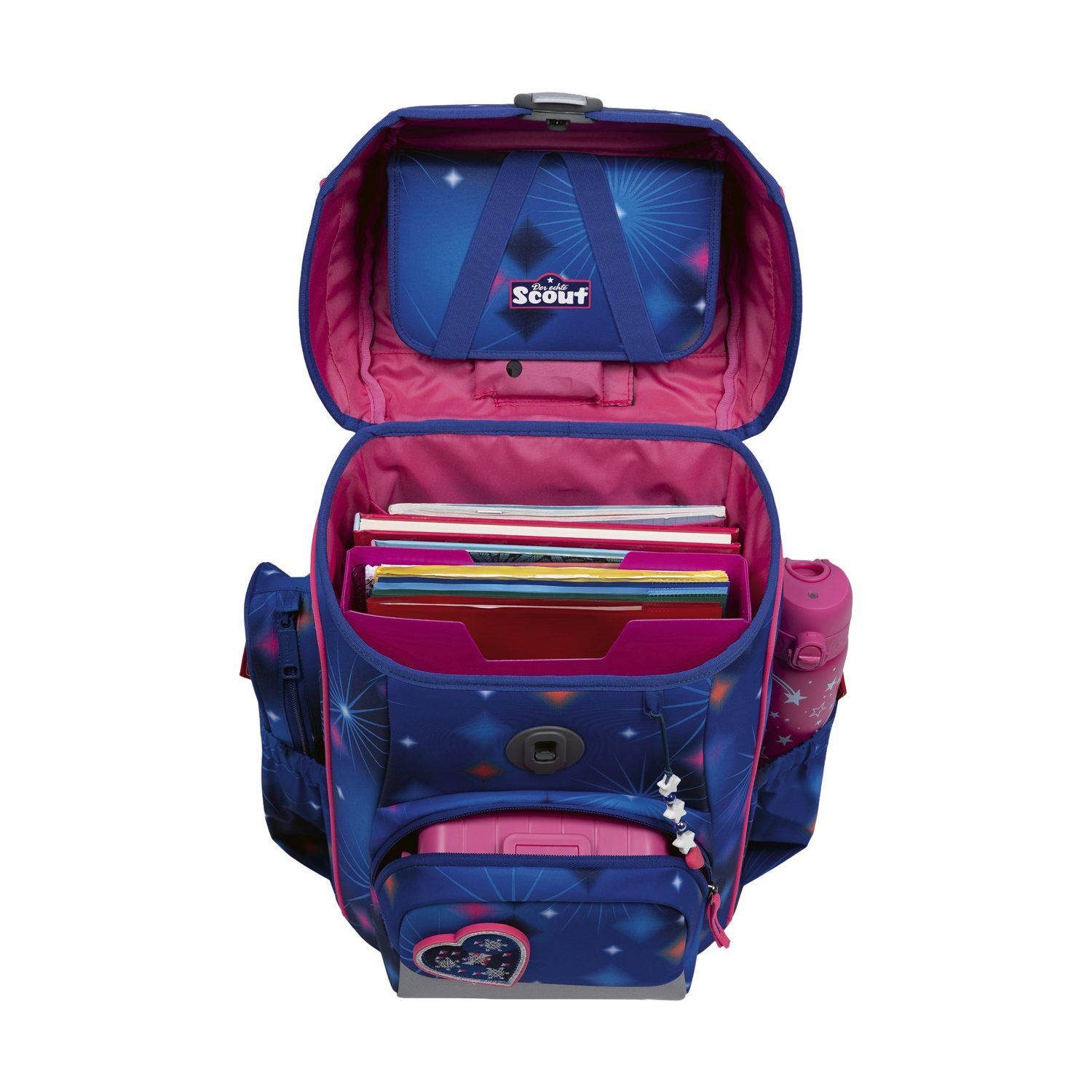 Scout Neo Schulranzen-Set 4 teilig LED Sparkling Dream