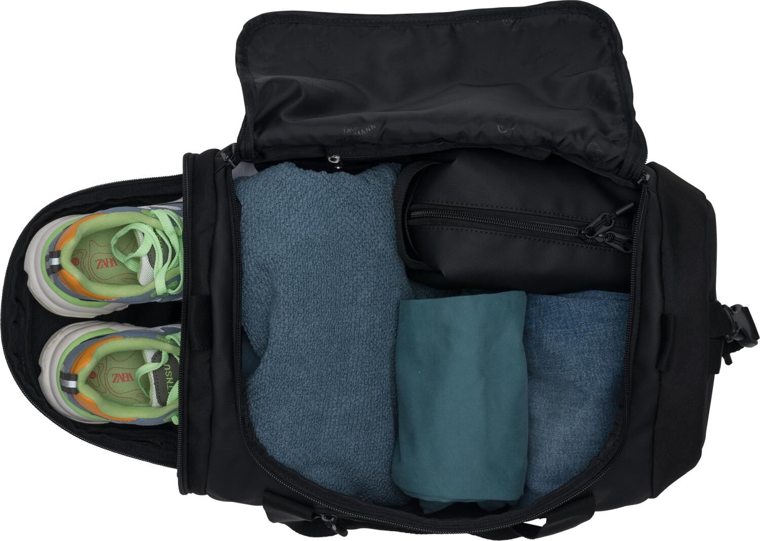 Beckmann Duffelbag Sport Black Coated