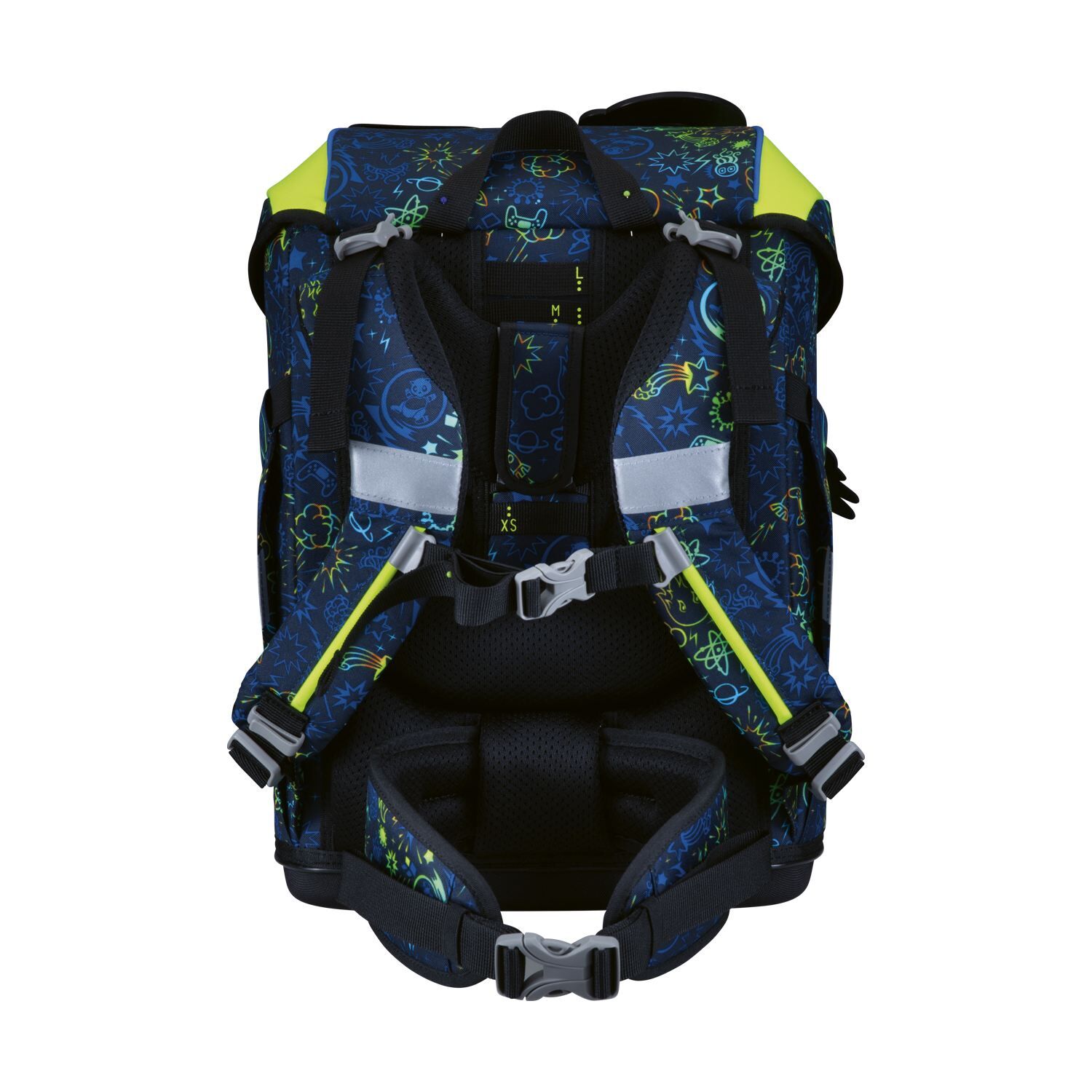 DerDieDas ErgoFlex Tiny Neon Crazy Schulranzenset 5-teilig