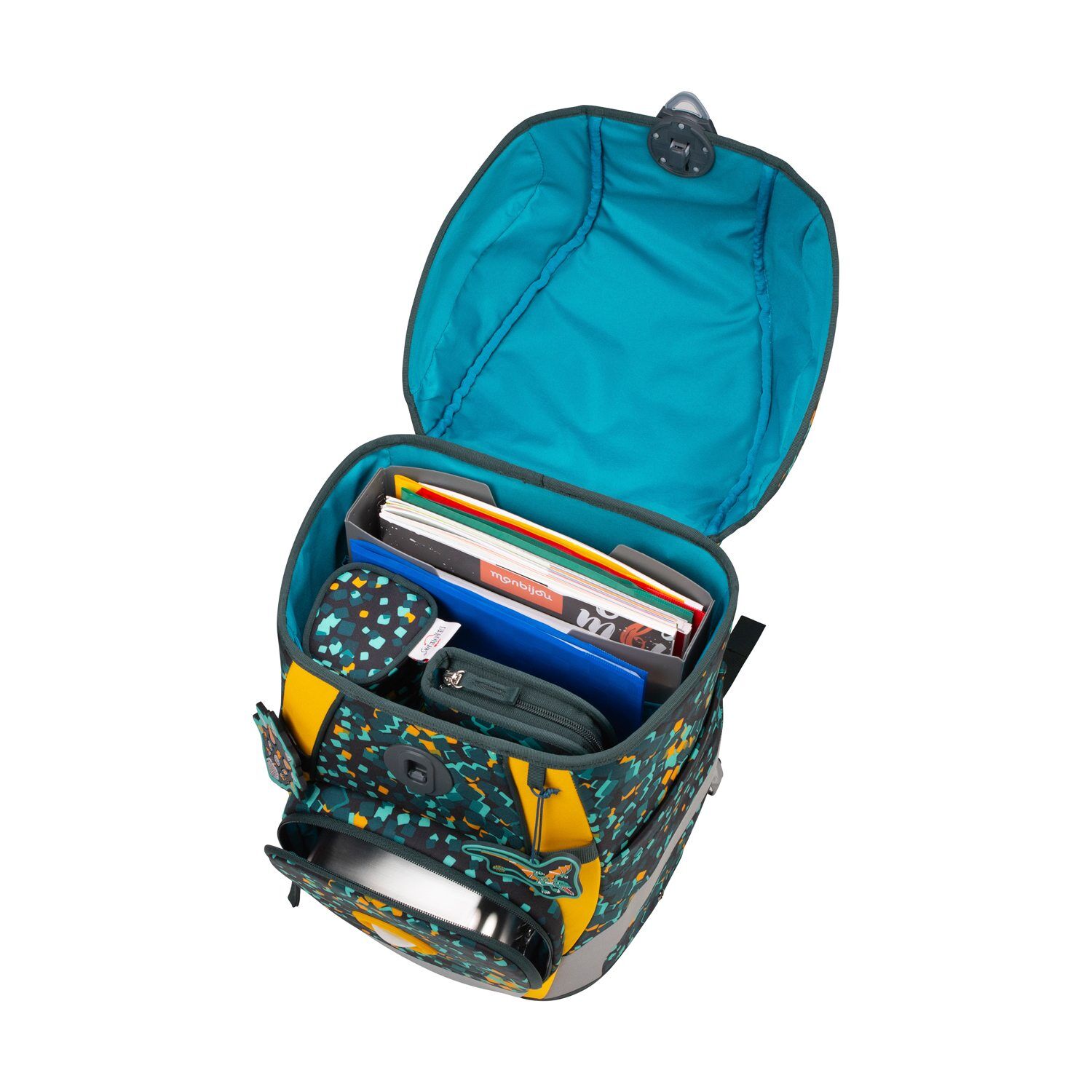 DerDieDas ErgoFlex Tiny Schulranzenset 5 teilig Dino Time