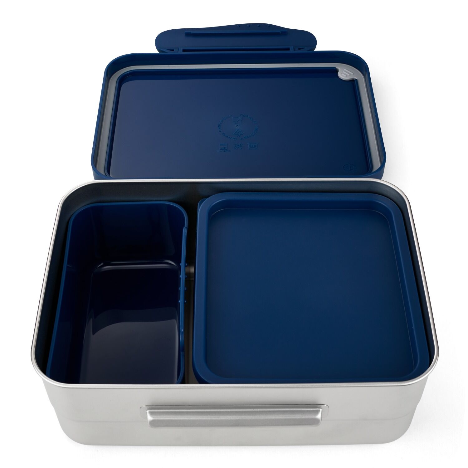 ergobag Edelstahl-Brotdosen Blau