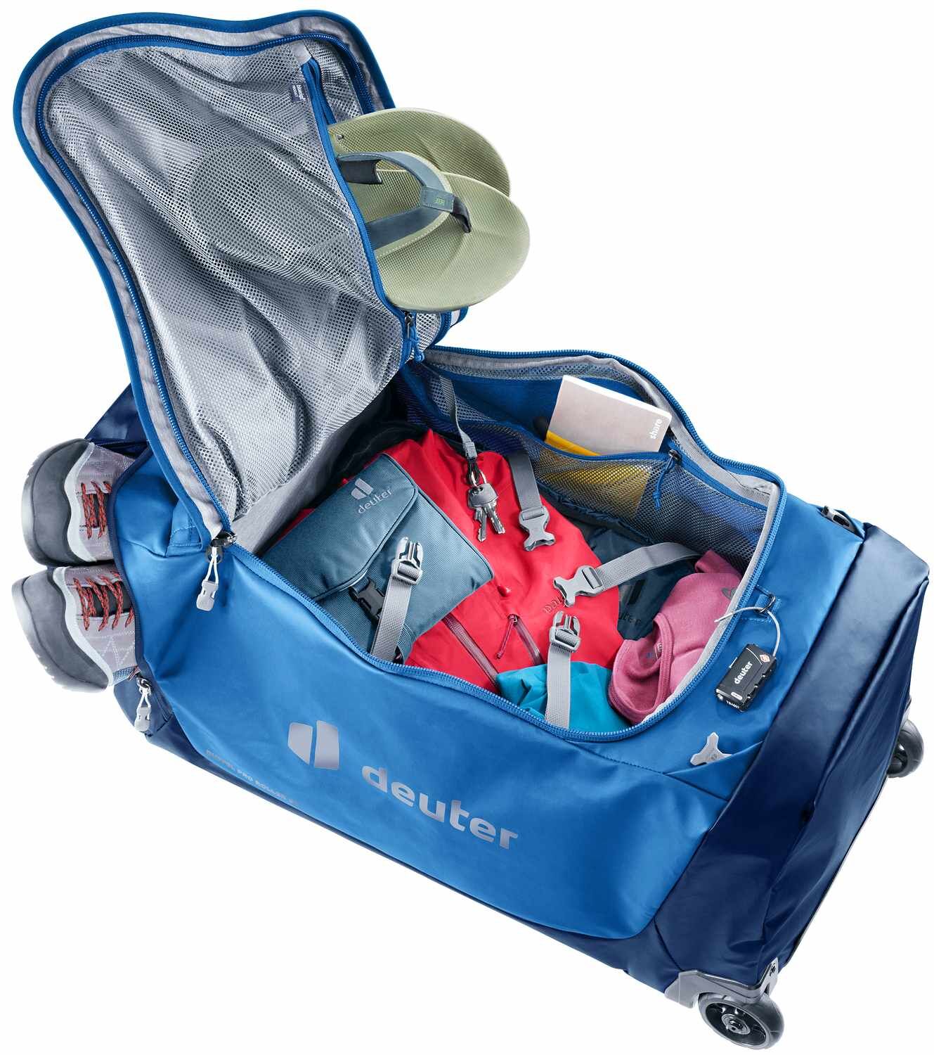 deuter Sporttasche Duffel Pro Roller 90 neptune-nightblue
