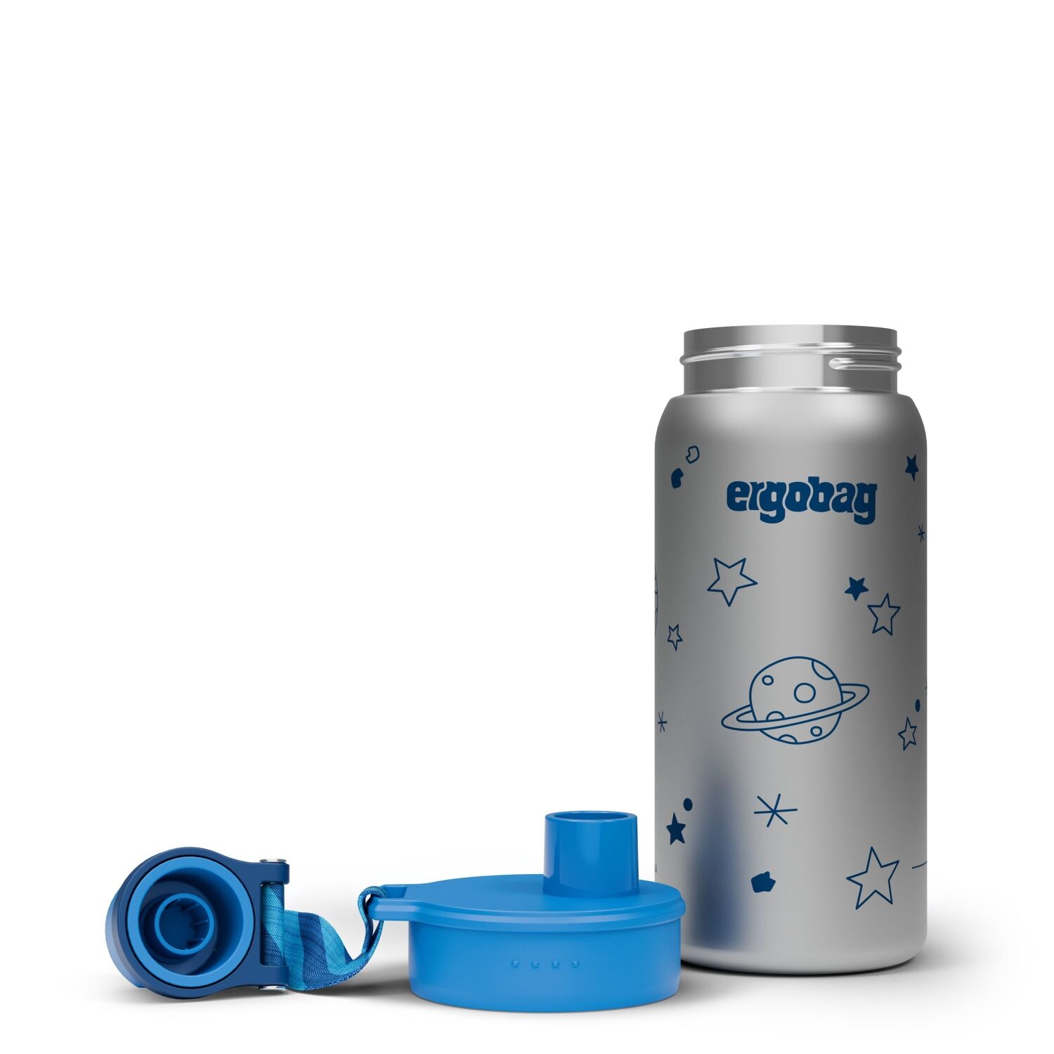 ergobag Edelstahl Trinkflasche Sternchen