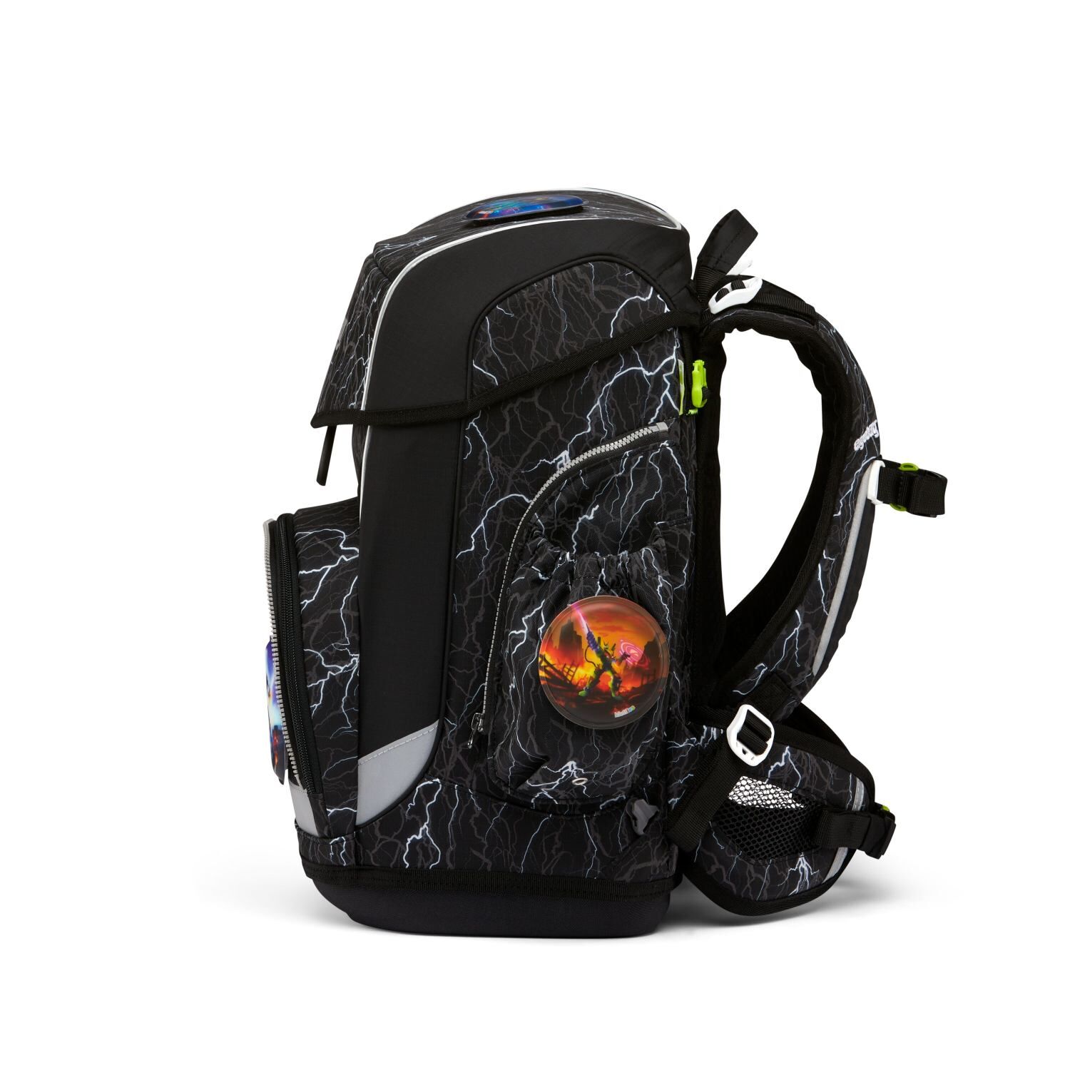 ergobag cubo light Schulranzen-Set Super ReflektBär