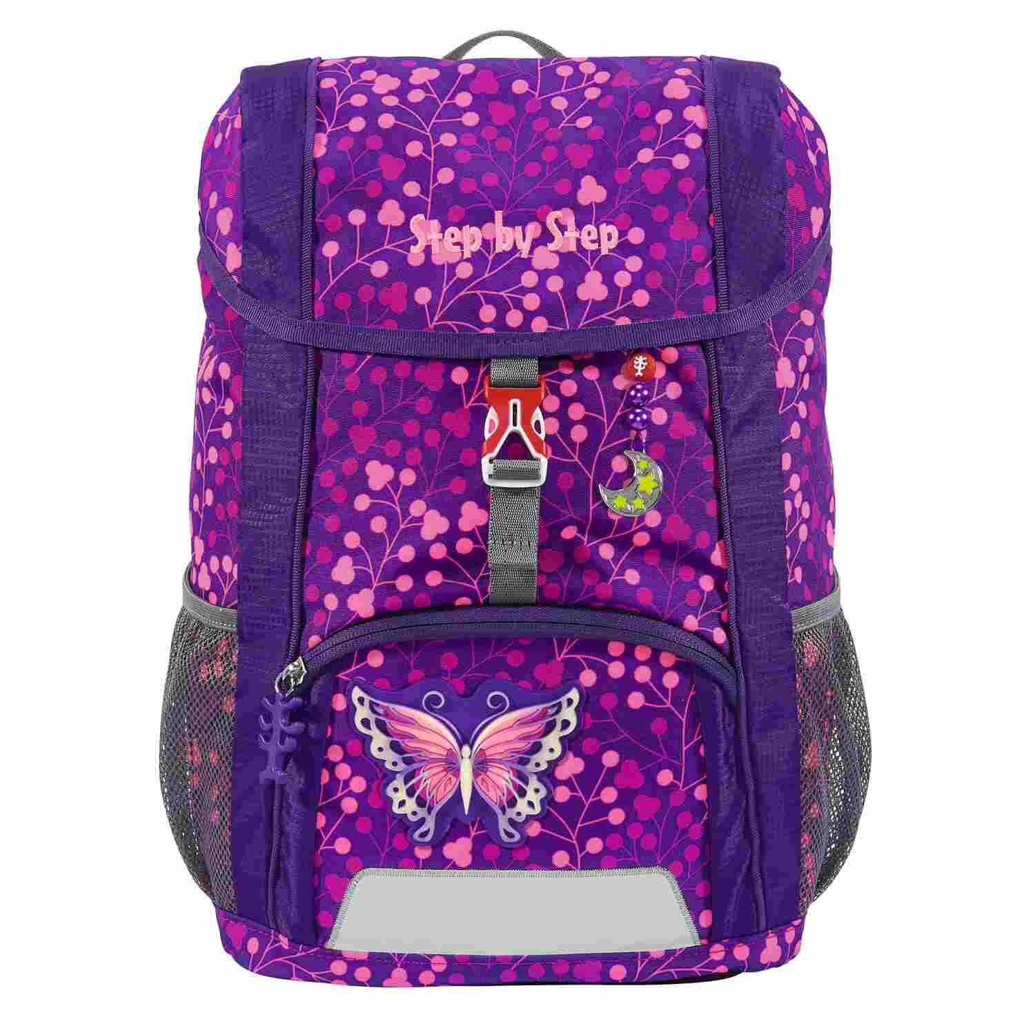 Step by Step KID SHINE Rucksack-Set "Butterfly Night Ina", 3-teilig