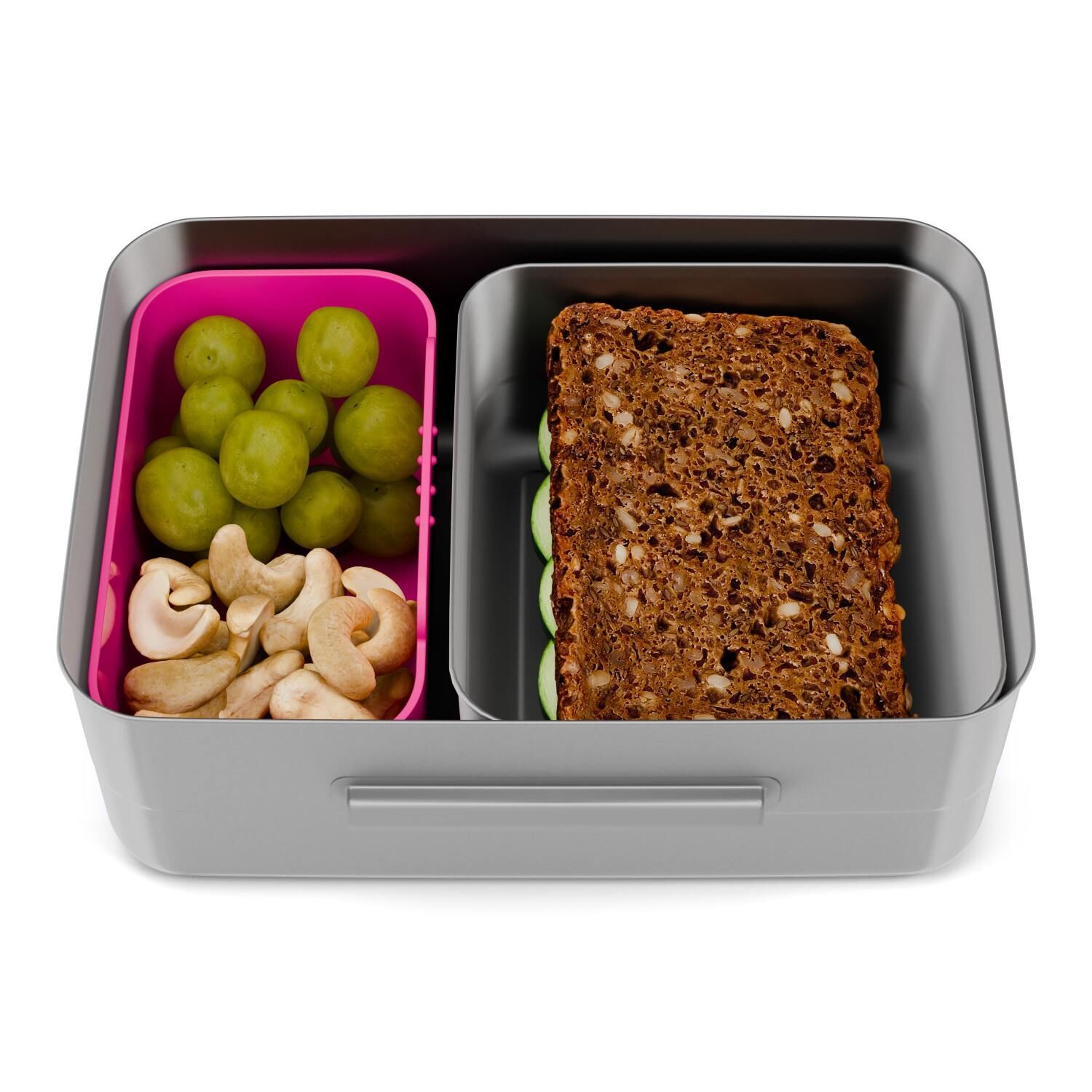 ergobag Edelstahl Brotdose Glitzer