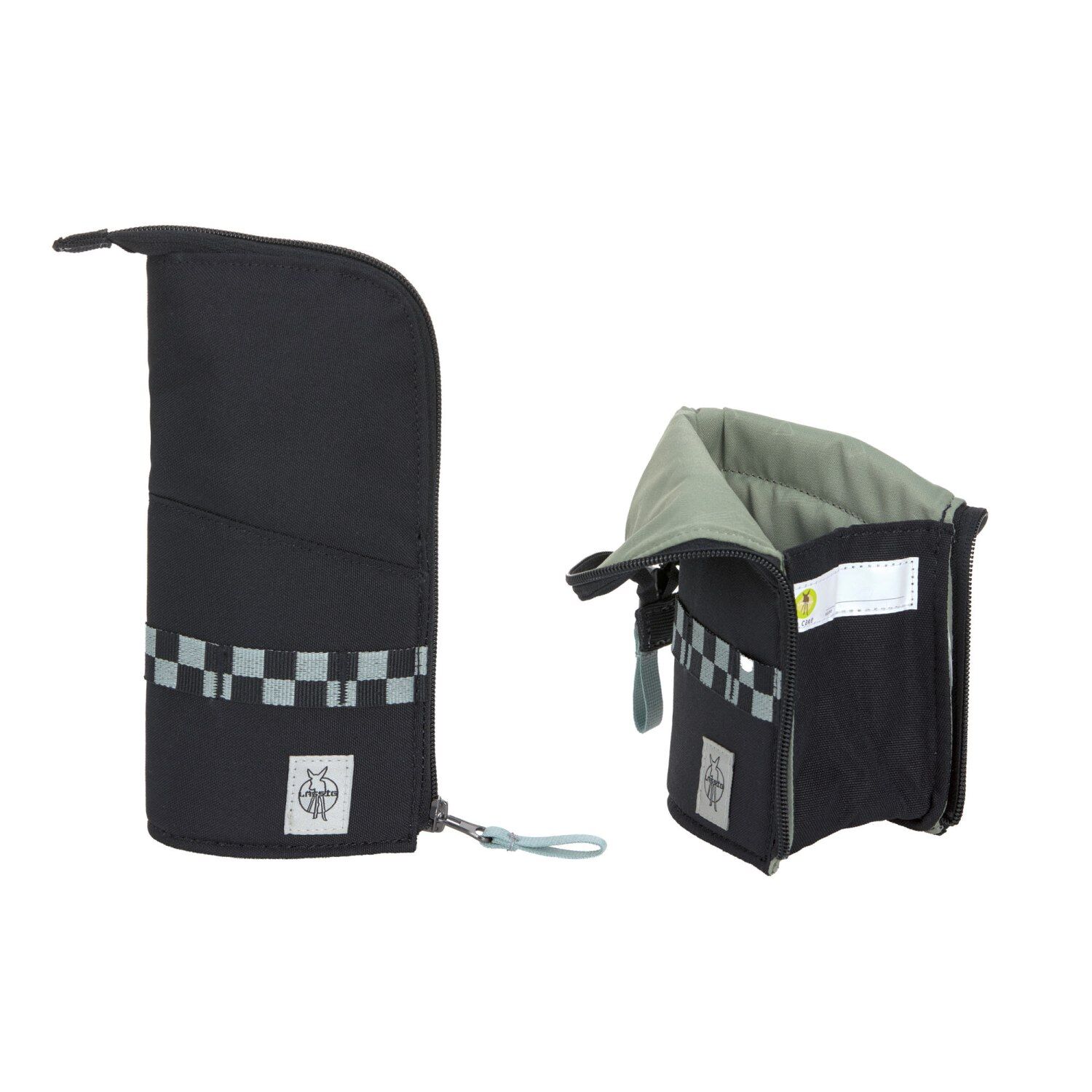 Lässig Schulranzen Set 7-teilig, Slim Unique black