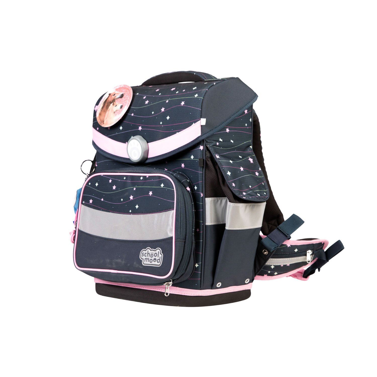 School Mood Timeless Pro Ella (Pony), 7-tlg. Schulranzenset