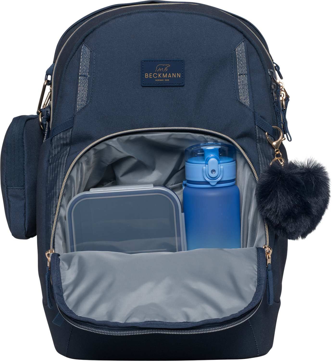 Beckmann Schulrucksack Sport Air Padded Blue Gold