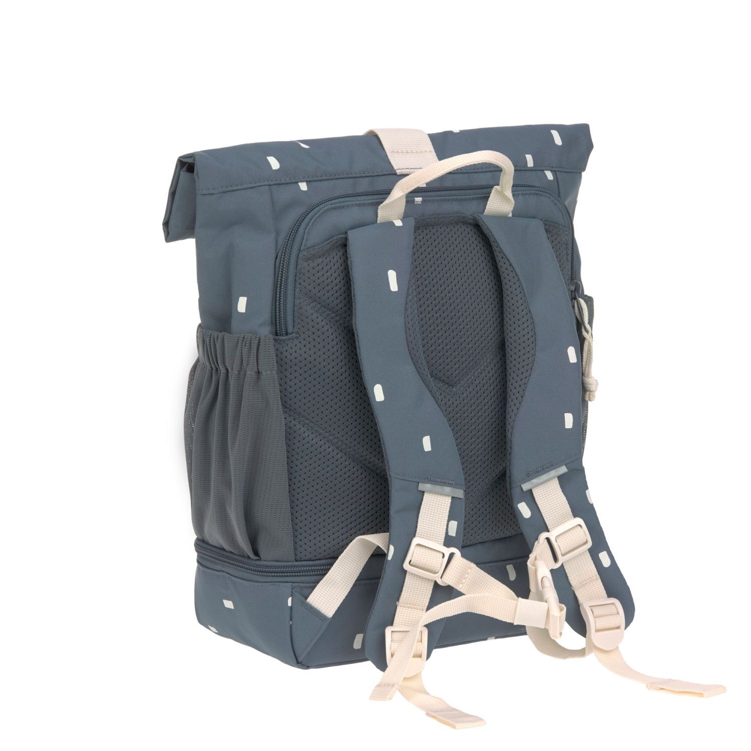 Lässig Kinderrucksack - Mini Rolltop Backpack Happy Prints midnight blue