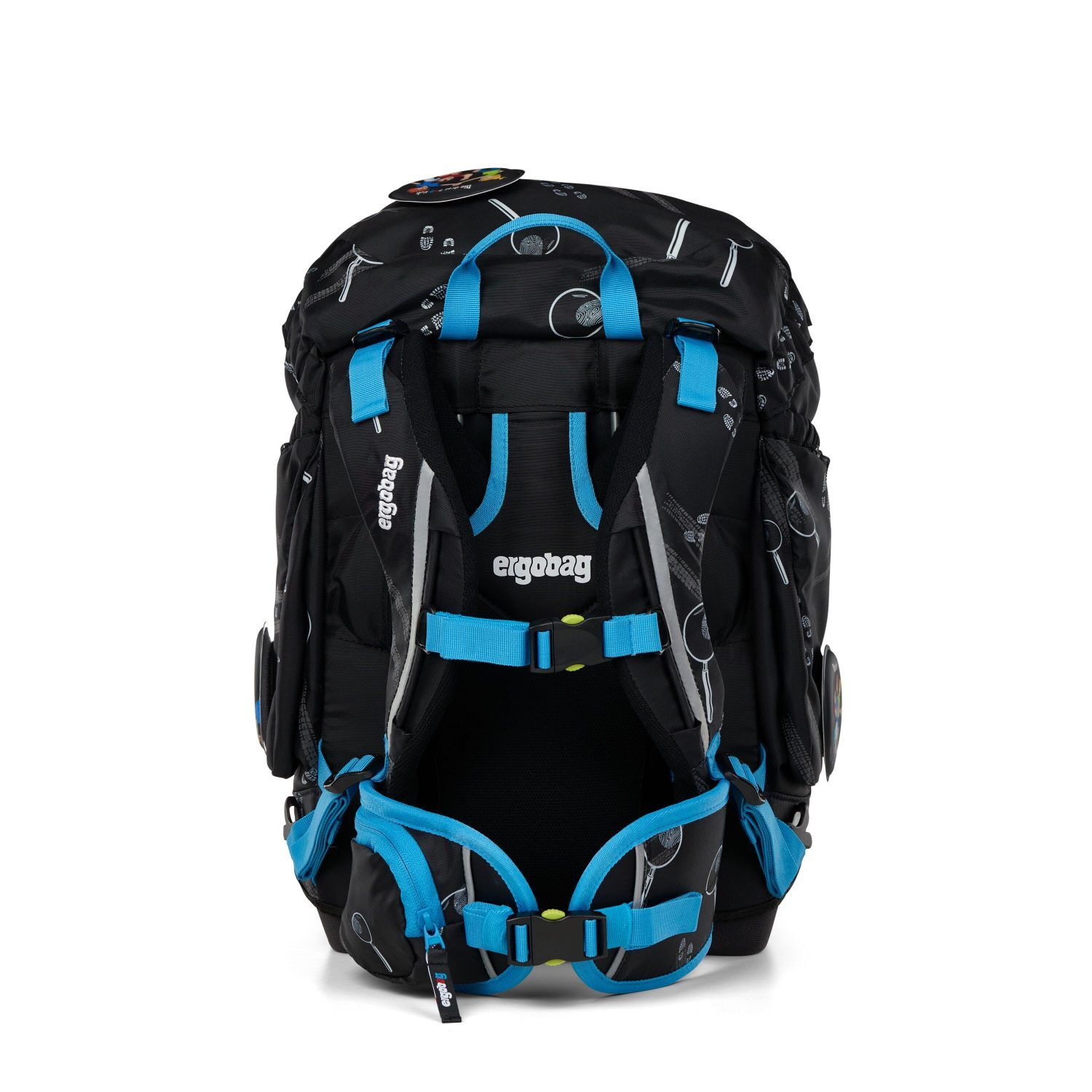 ergobag pack Schulrucksack-Set Drei Fragezeichen Kids Bärdektiv