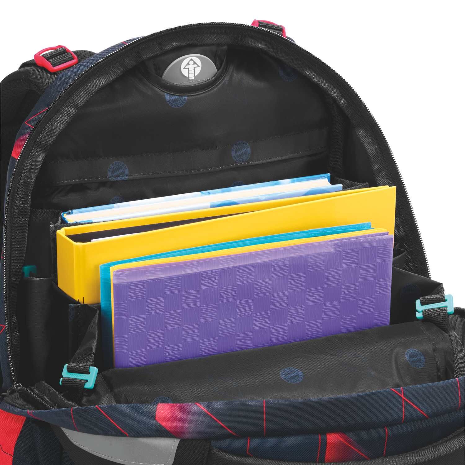coocazoo Schulrucksack-Set MATE FC Bayern, Stern des Südens, 2-tlg.