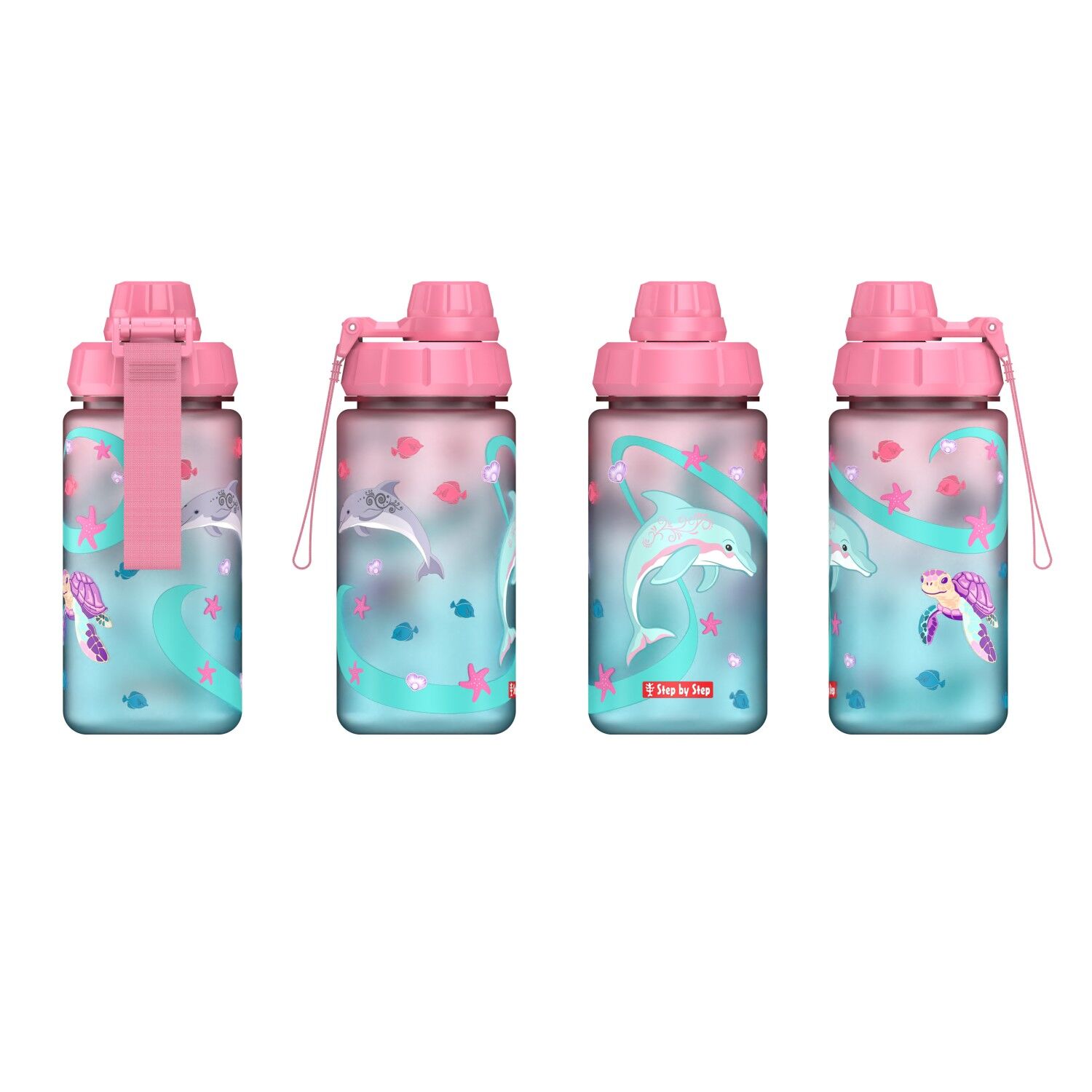 Step by Step Trinkflasche "Sealife"