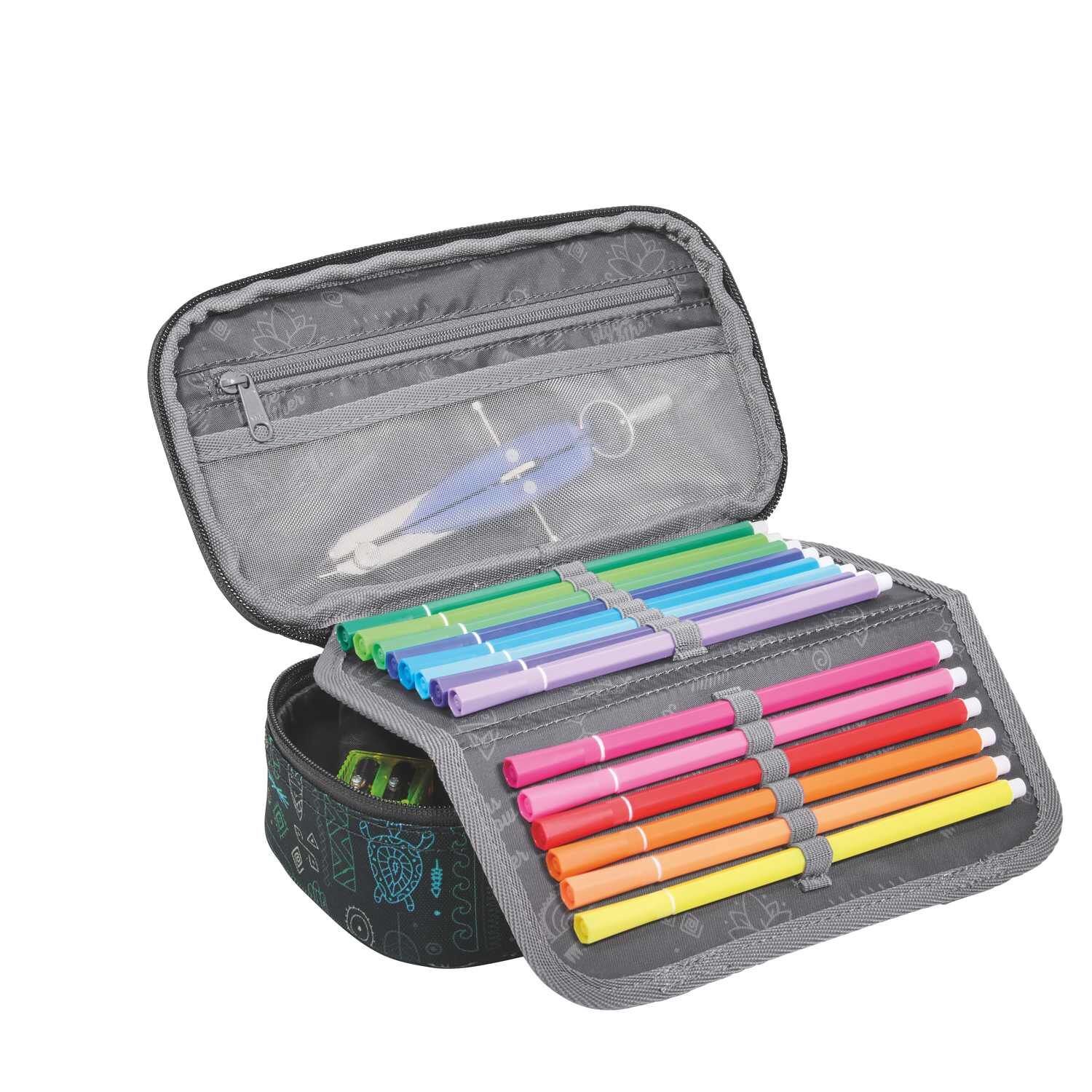 coocazoo Schulrucksack-Set MATE Humedica, Free Spirit, 3-tlg.