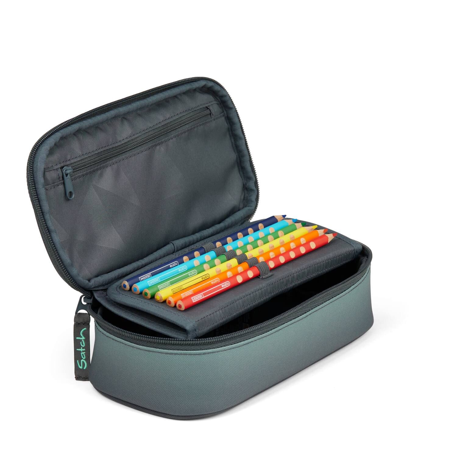 Satch Schlamperbox Gradient Mint anthrazit