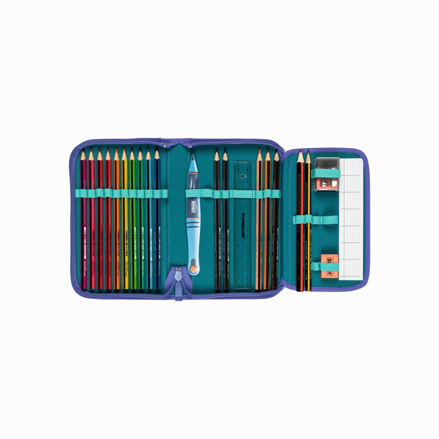 Scout Genius Exklusiv Superflash Purple Magic Schulranzen-Set 4-teilig Scout Genius Exklusiv Superflash Purple Magic Schulranzen-Set 4-teilig