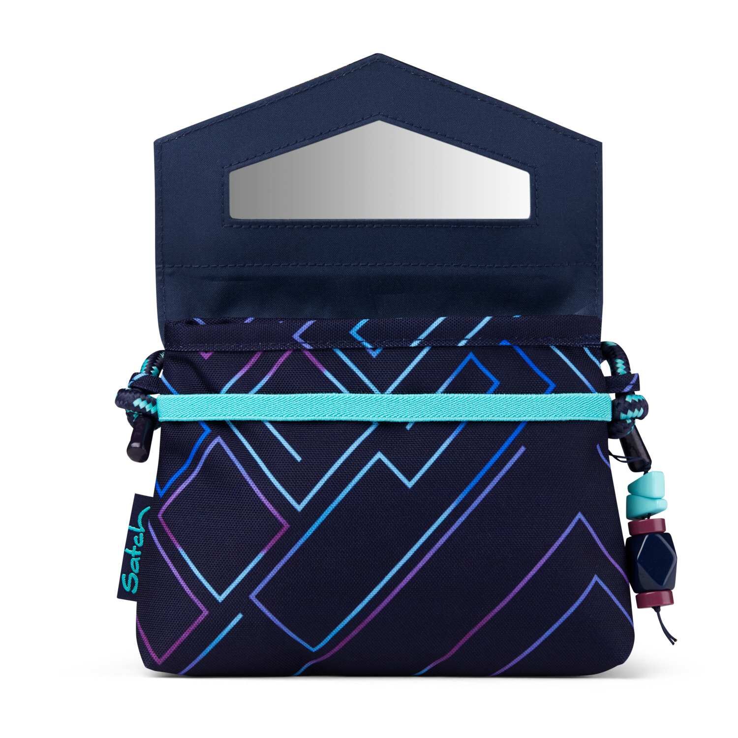 Satch Umhängetasche Clutch Purple Laser