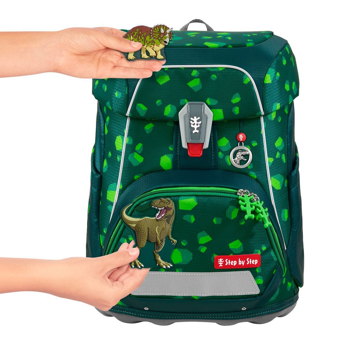 Step by Step FIT Schulranzen-Set "Dino Targo", 5-teilig