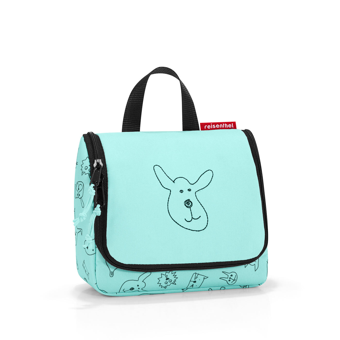 reisenthel Kulturtasche toiletbag S kids cats and dogs mint