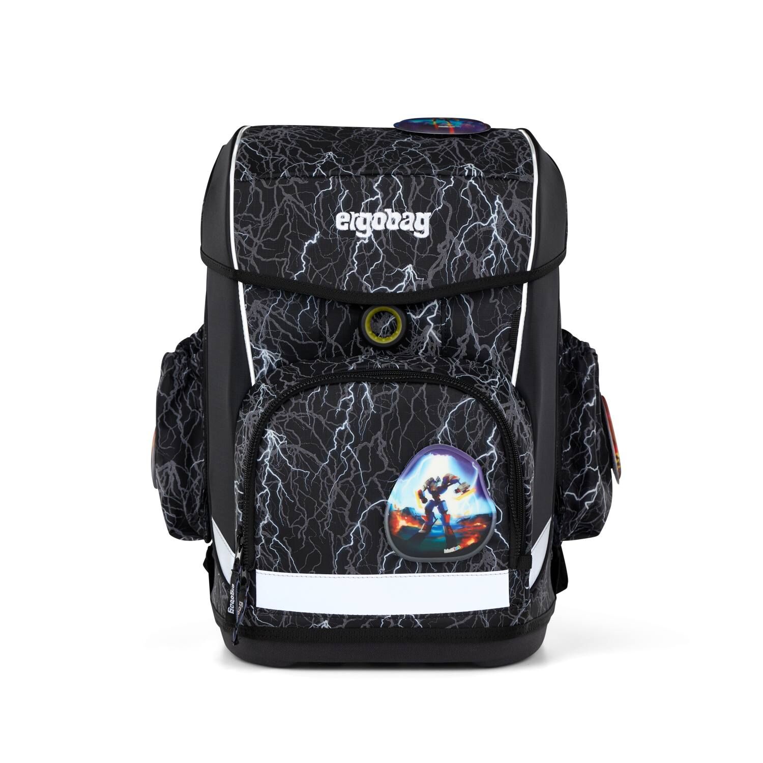 ergobag cubo light Schulranzen-Set Super ReflektBär