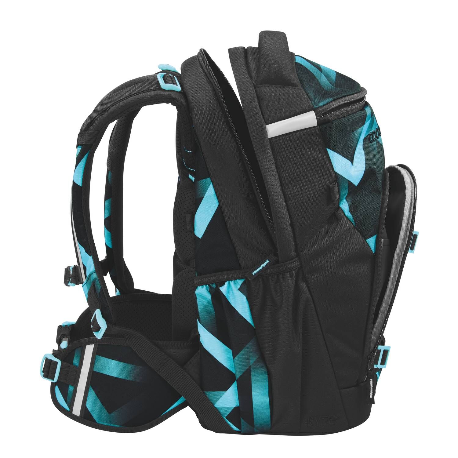 coocazoo Schulrucksack BYTE, Laser Lights