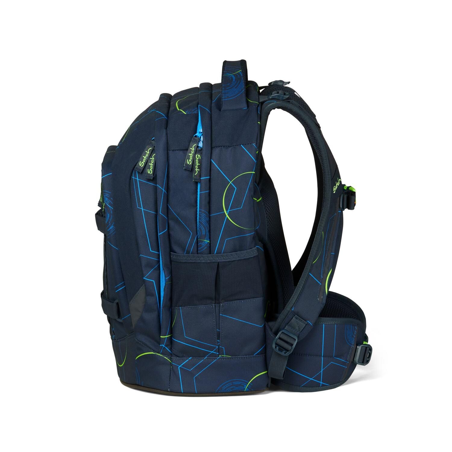 Satch pack Schulrucksack Blue Tech New