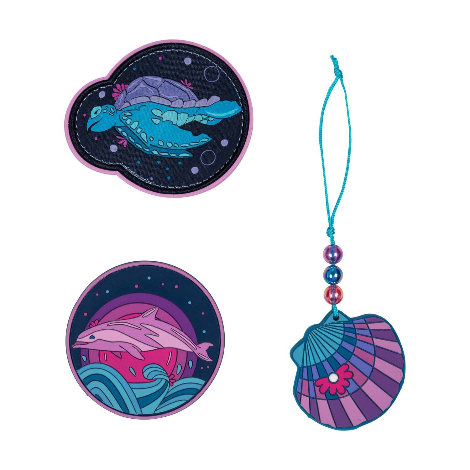 DerDieDas Wechselbuttons 3-tlg. Deep Ocean