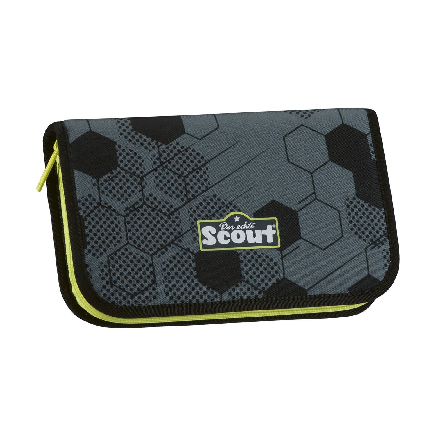 Scout Micro Schulranzen-Set 4 Superflash Extreme Soccer Star