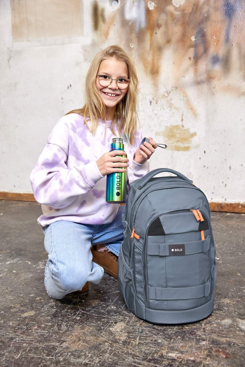 Lässig Schulrucksack BOLD Origin blue