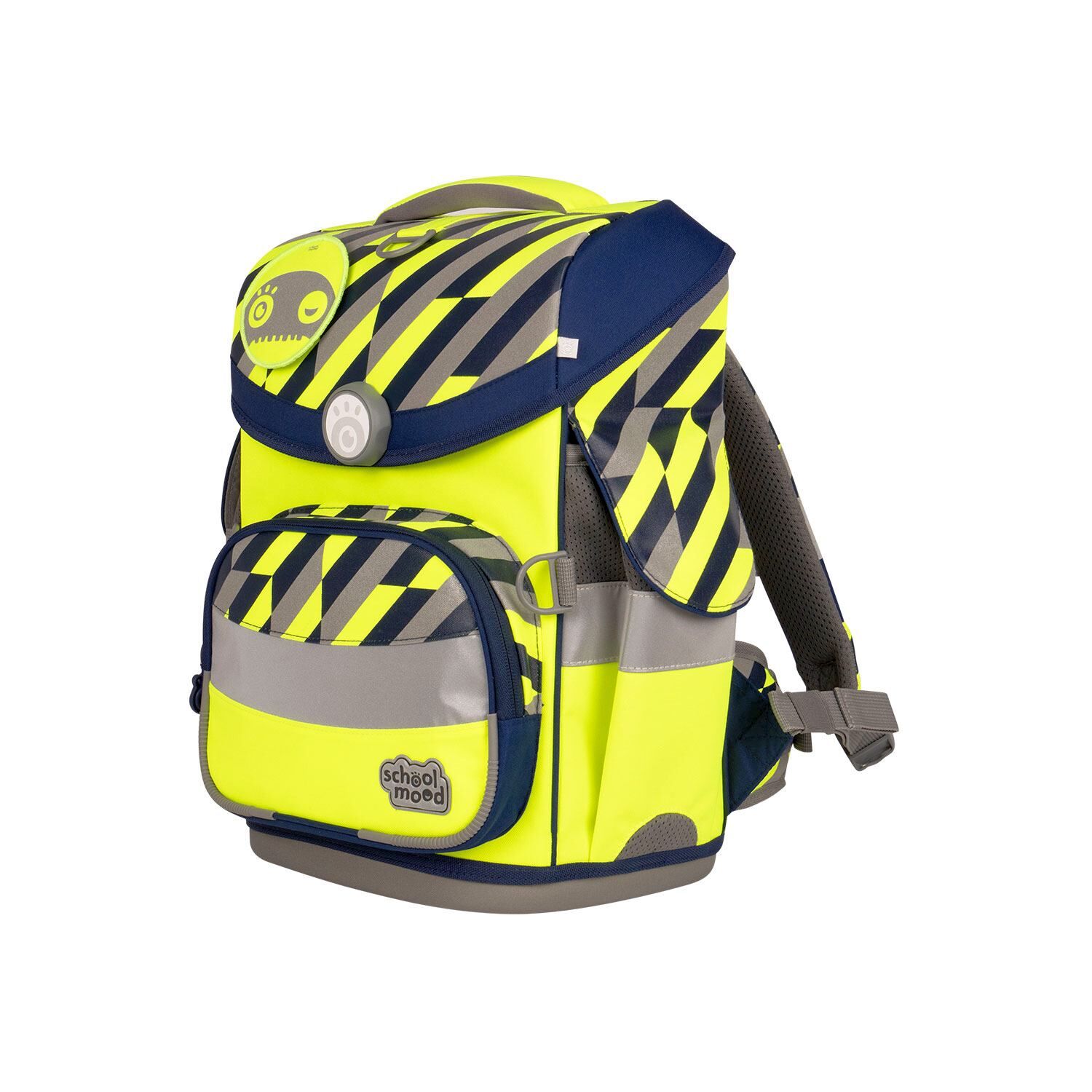 School Mood Schulranzenset Timeless  Yannick (Neon Yellow)