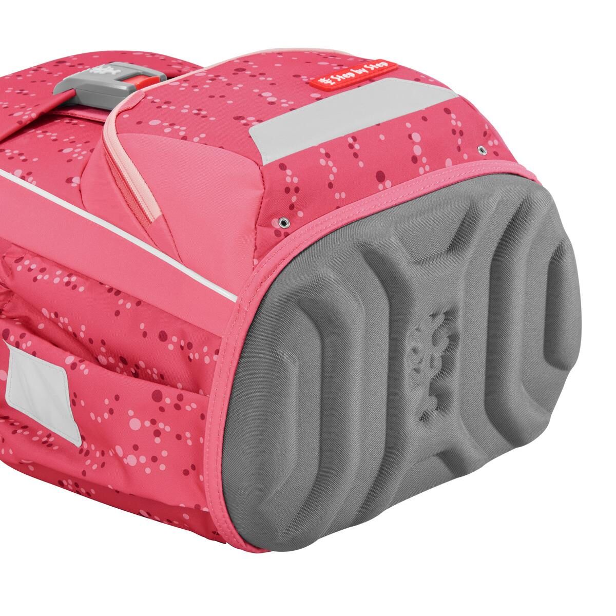 Step by Step BASIS Schulranzen-Set "Pink Bubbles", 4-teilig