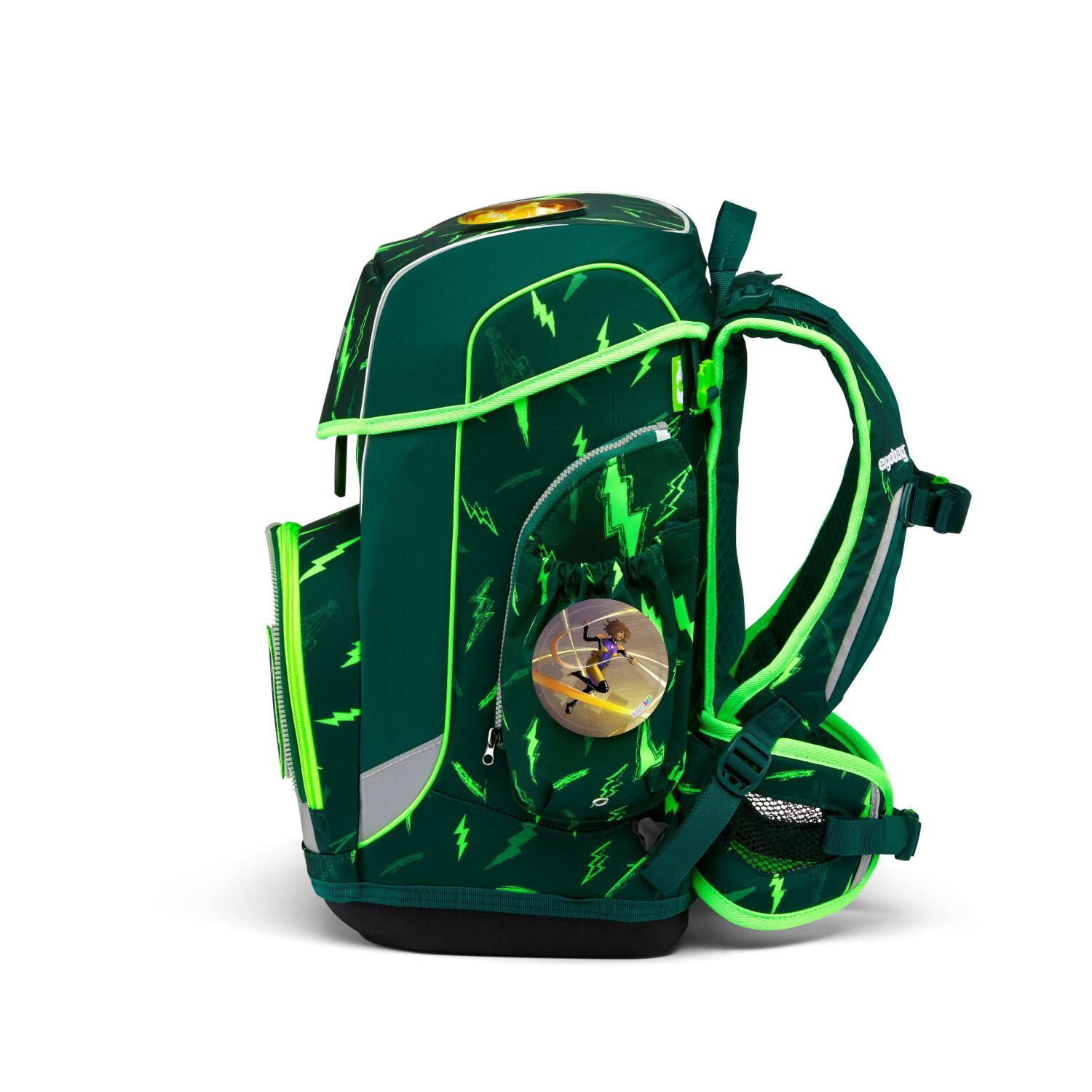 ergobag cubo light Schulranzen-Set Bärtastisch