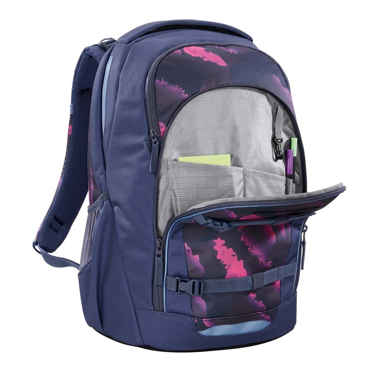 coocazoo Schulrucksack EVERY, Berry Marble
