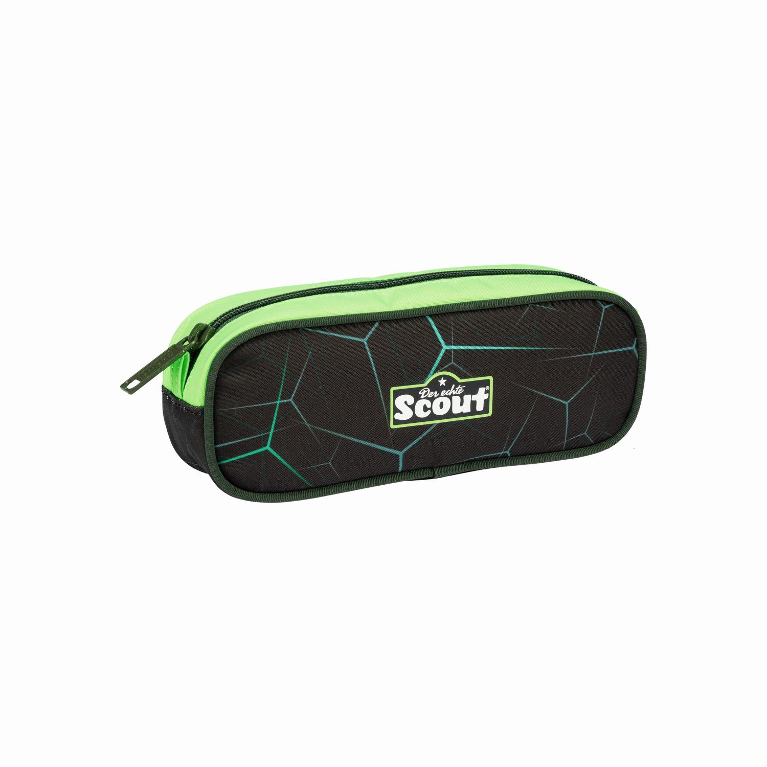 Scout Sunny II Exklusiv DIN LED Dino Hunter Schulranzen-Set 4-teilig