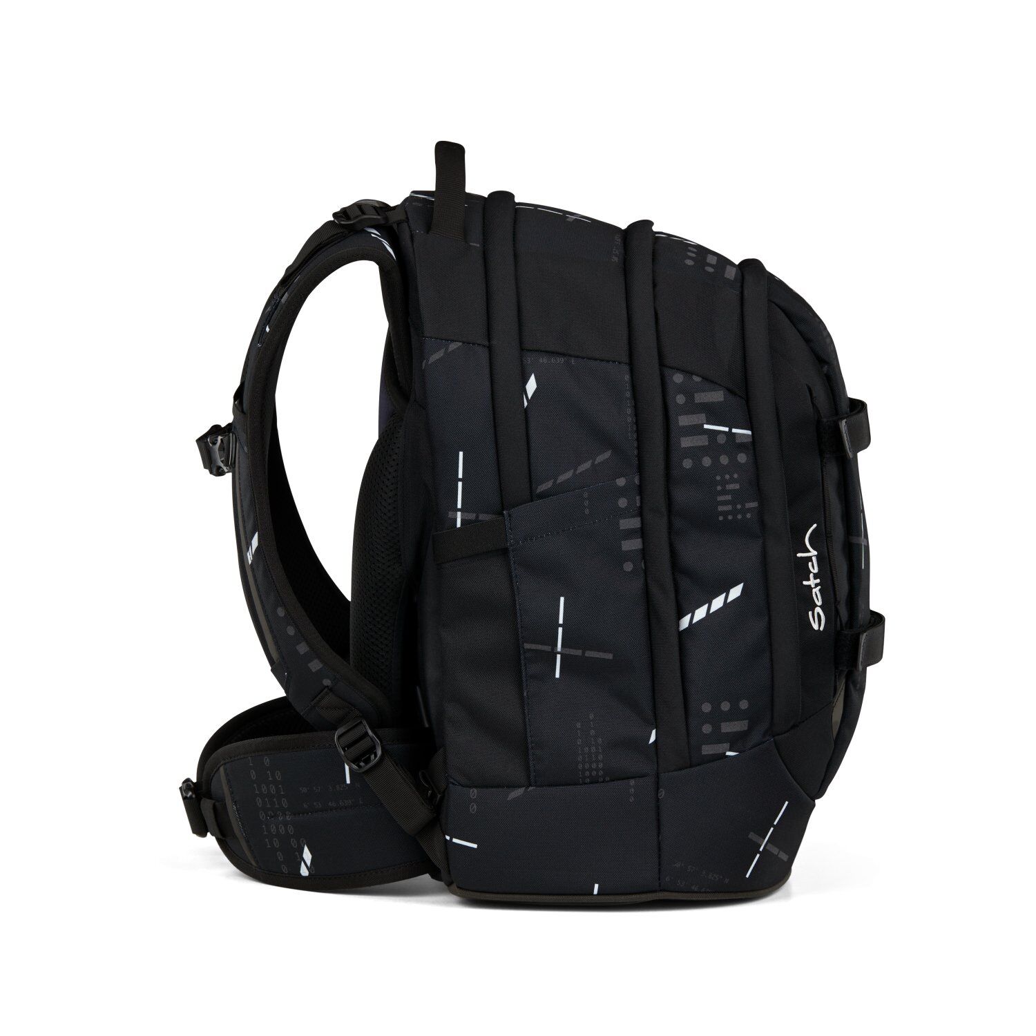 Satch pack Schulrucksack Ninja Matrix schwarz