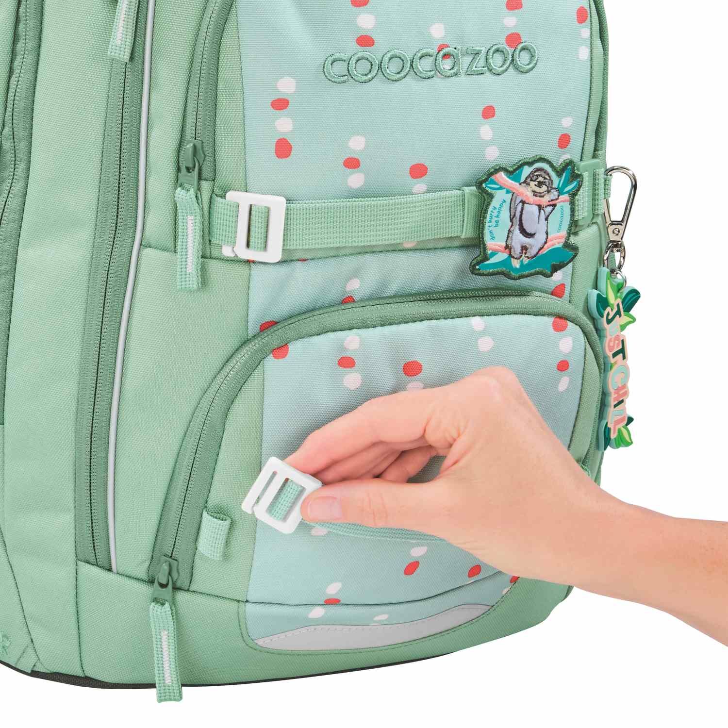 coocazoo Schulrucksack PORTER, Dancing Dots