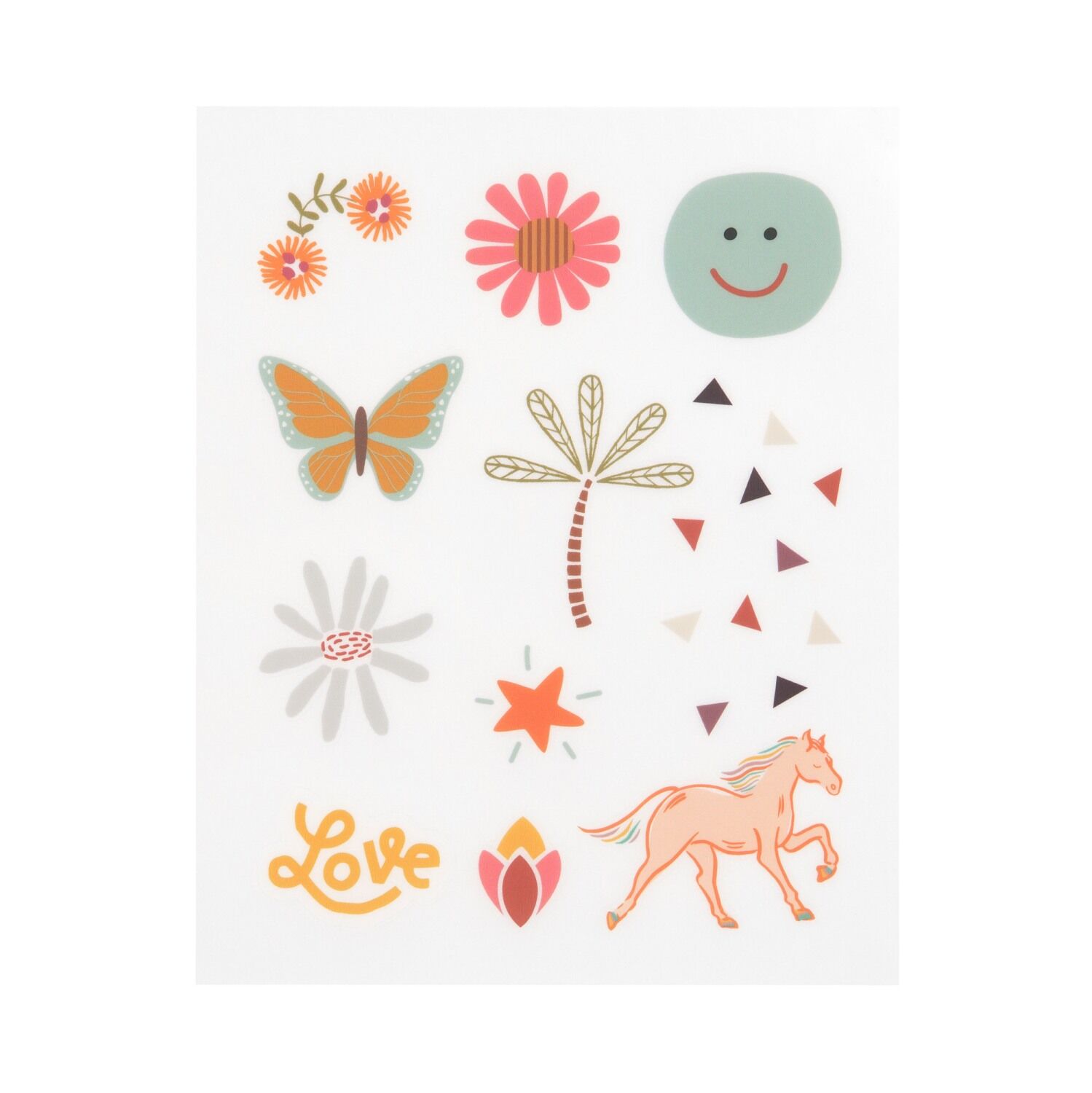 Lässig Transfer Sticker (3 Stk) - Rub on, Happy