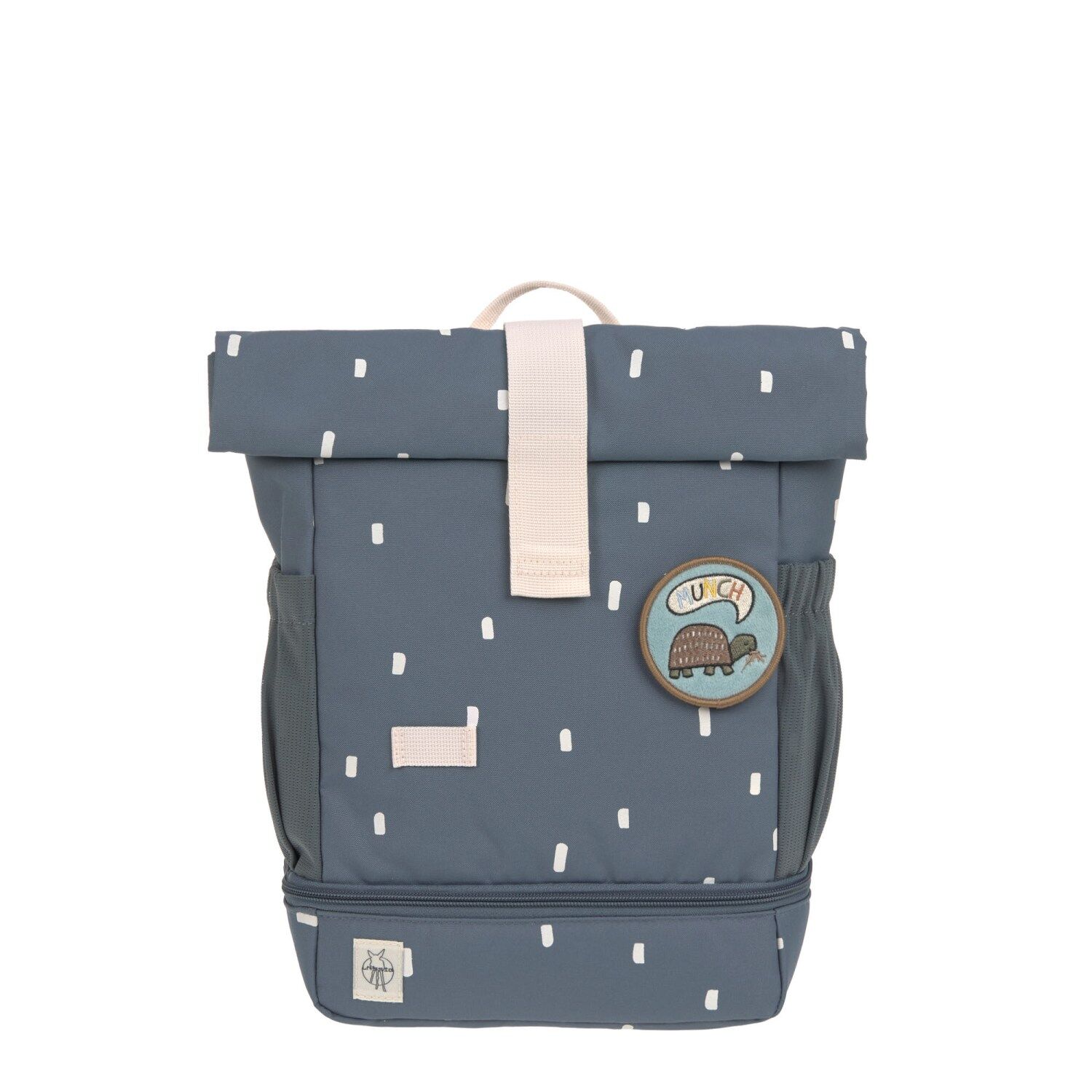 Lässig Kinderrucksack - Mini Rolltop Backpack Happy Prints midnight blue