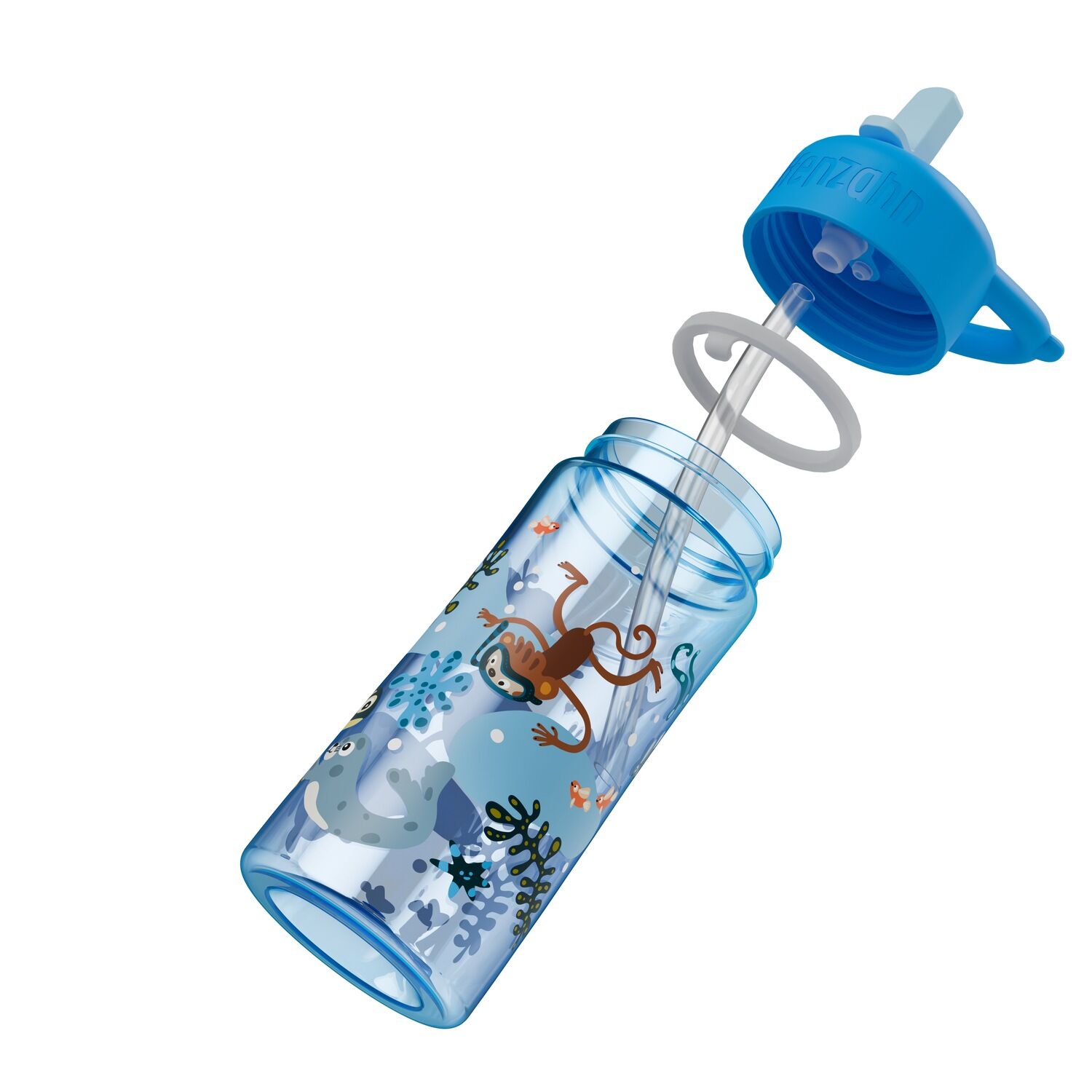 Affenzahn Kunststoff Trinkflasche Unendliche Unterwasserwelt