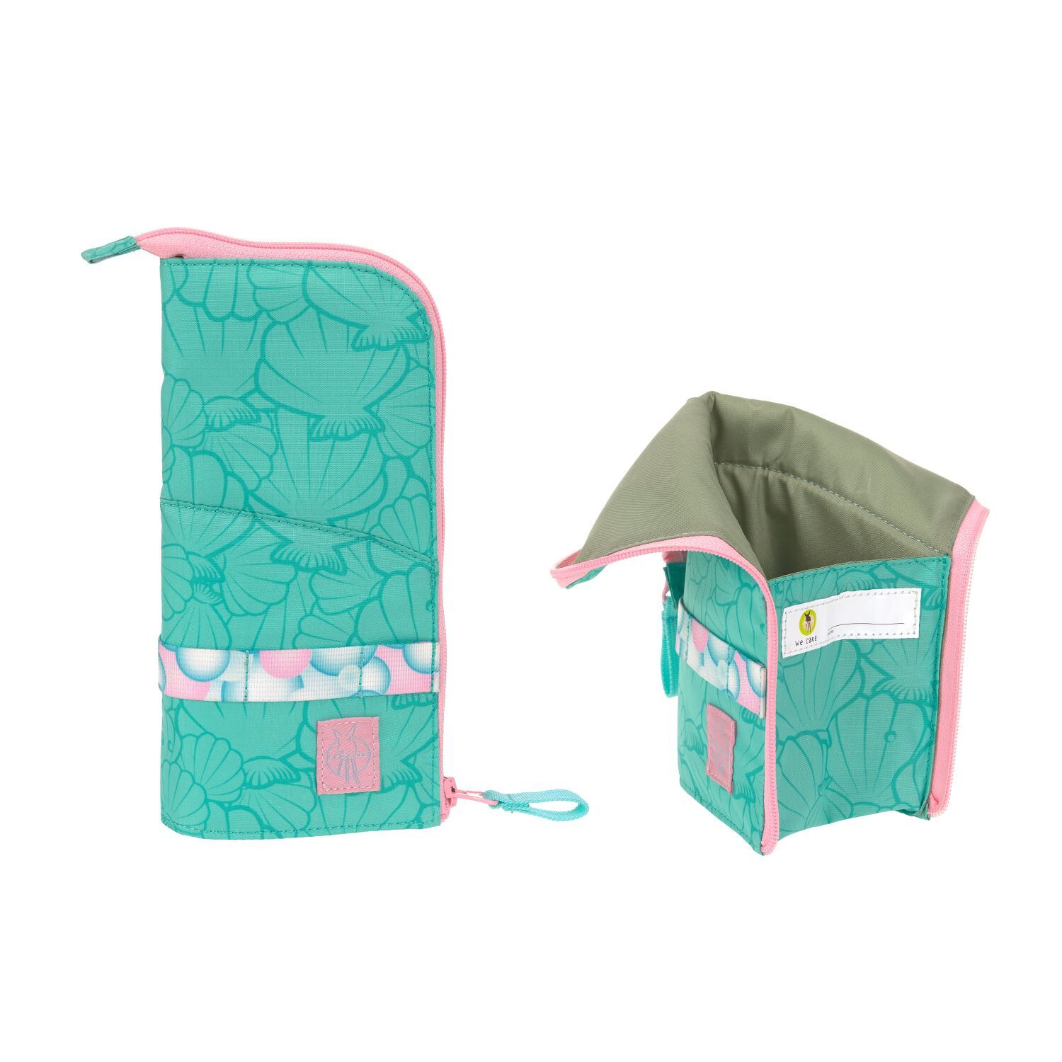 Lässig Schulranzen-Set Light, Unique Seashell turqouise