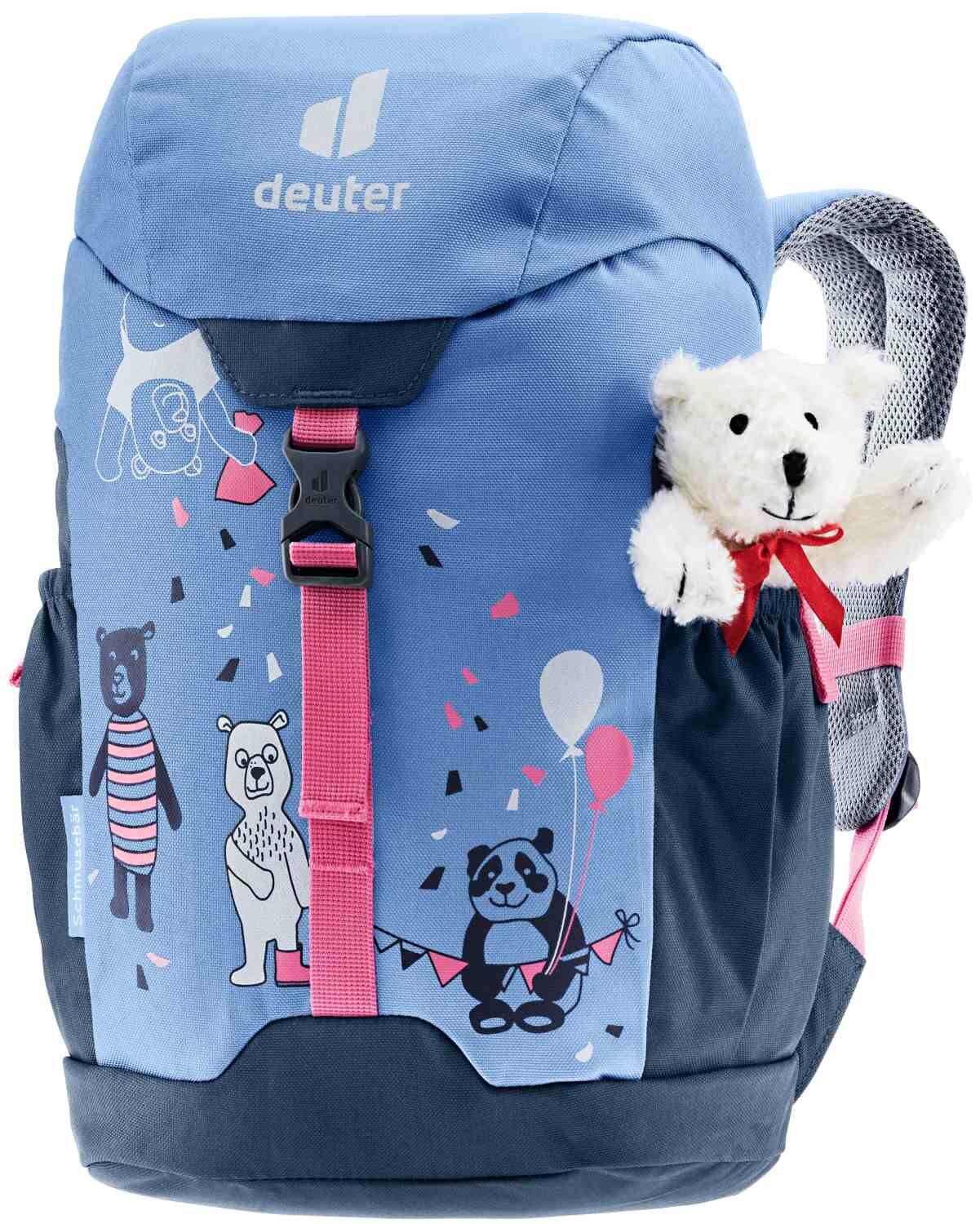 deuter Kinderrucksack Schmusebär mit Teddybär pacific-marine