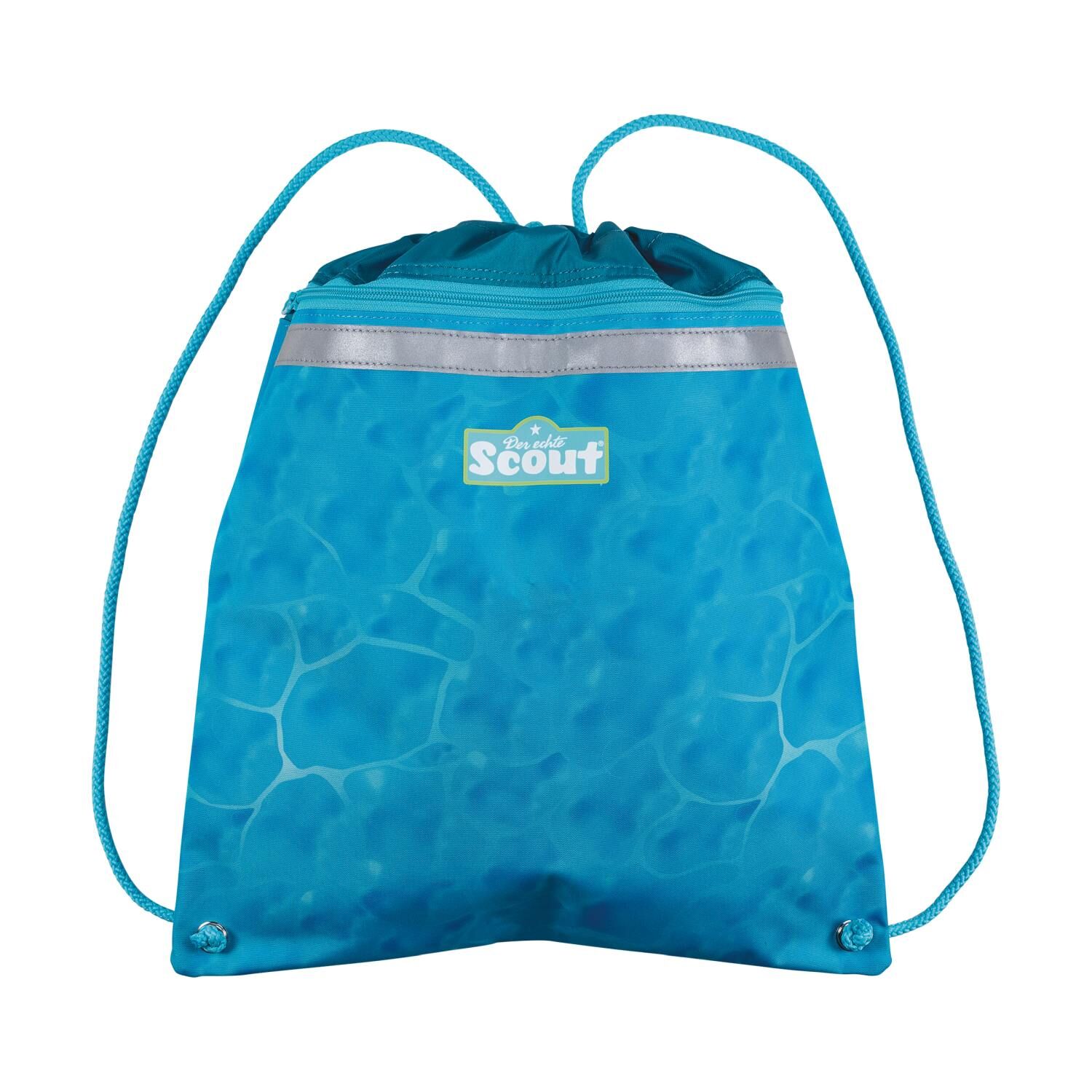 Scout Genius Schulranzen-Set 4 teilig DIN Water Lily