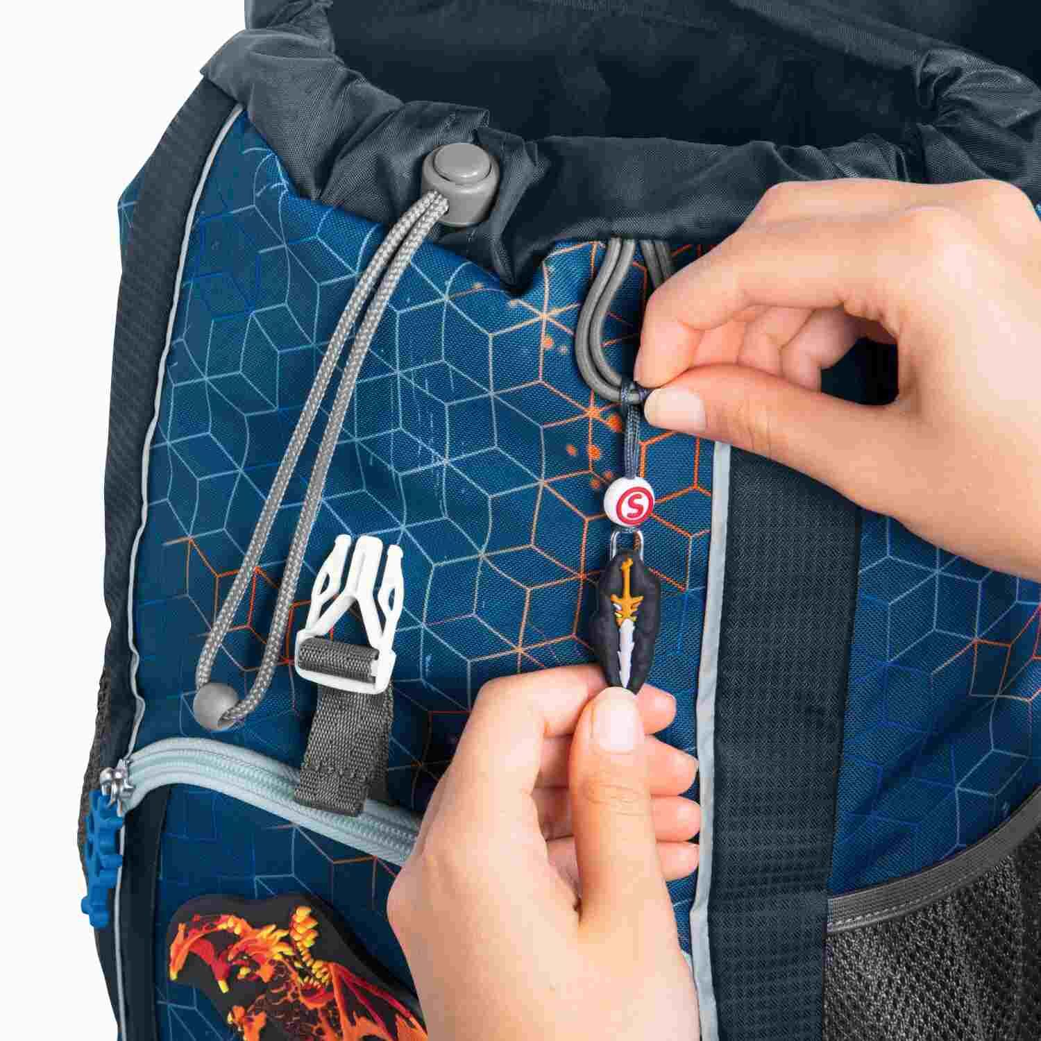 Step by Step KID Schleich® Rucksack-Set "Eldrador Creatures", Lava Dragon, 3-teilig