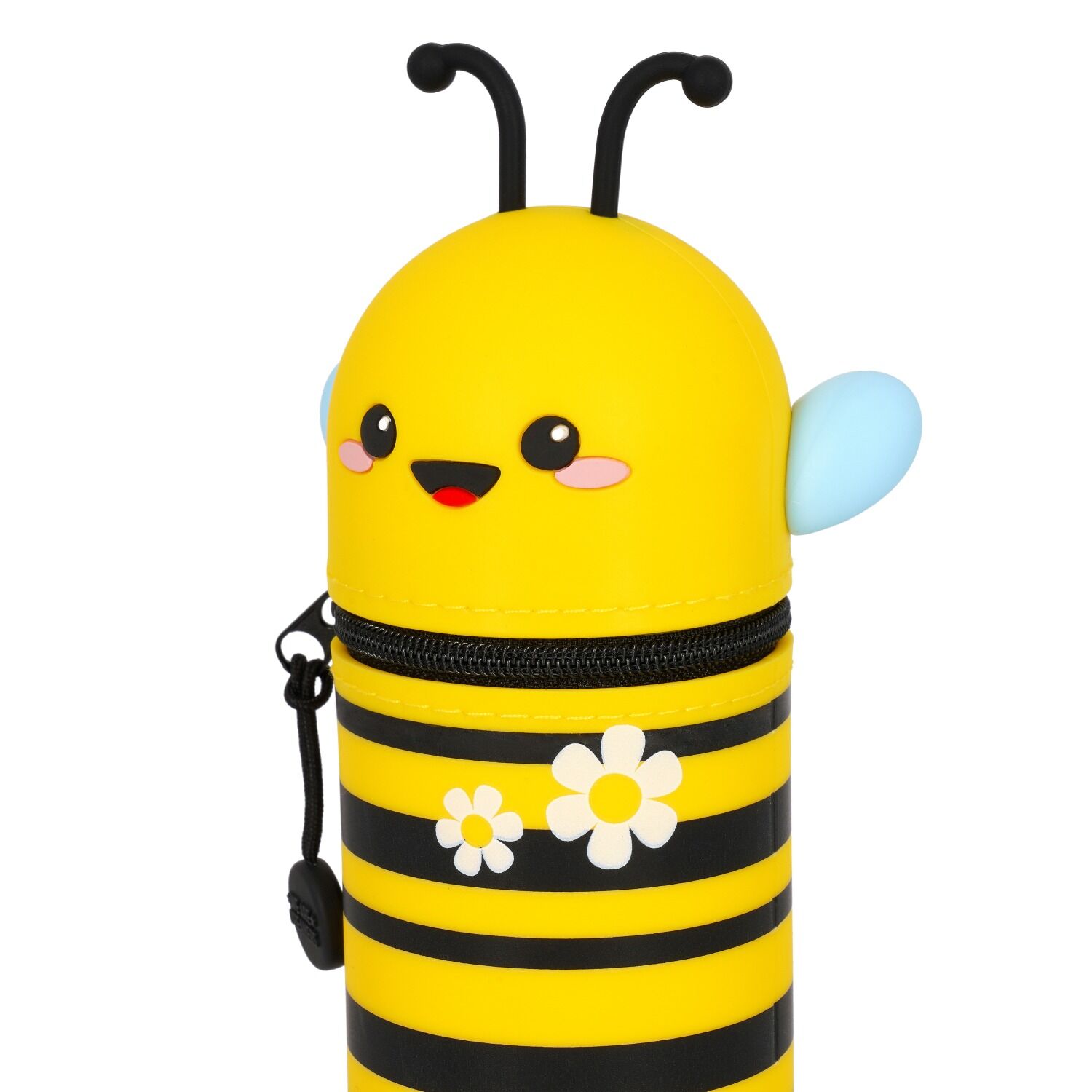 Legami 2-in-1-Federmäppchen aus Silikon - Kawaii - Bee