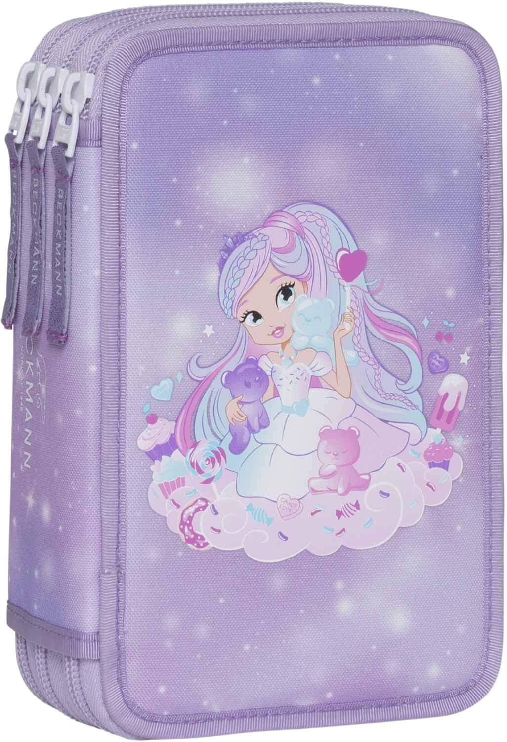 Beckmann 3-Fächrige Federmappe Candy