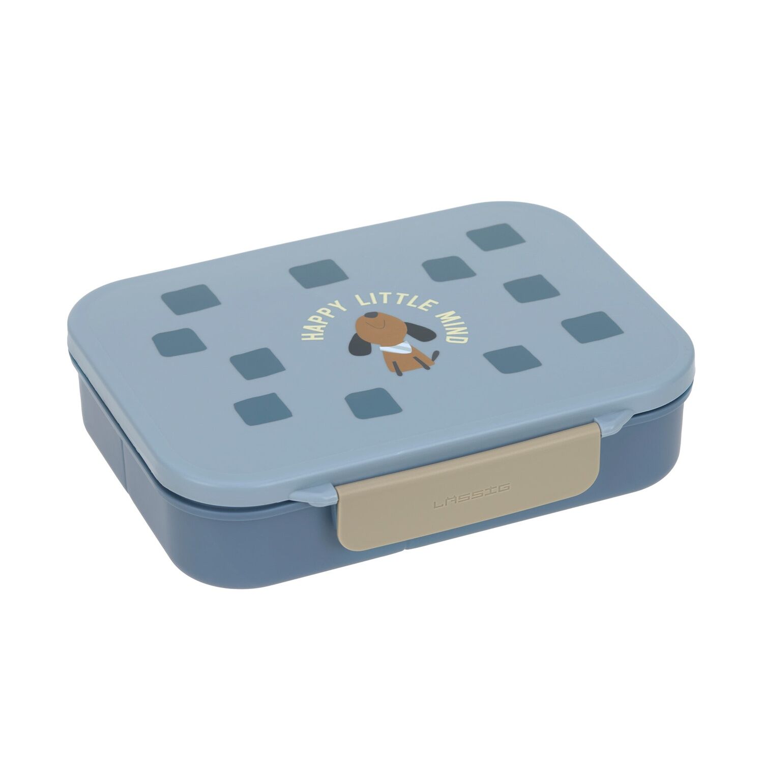 Lässig Brotdose Kinder - Bento Lunchbox Pattern Party, Blau